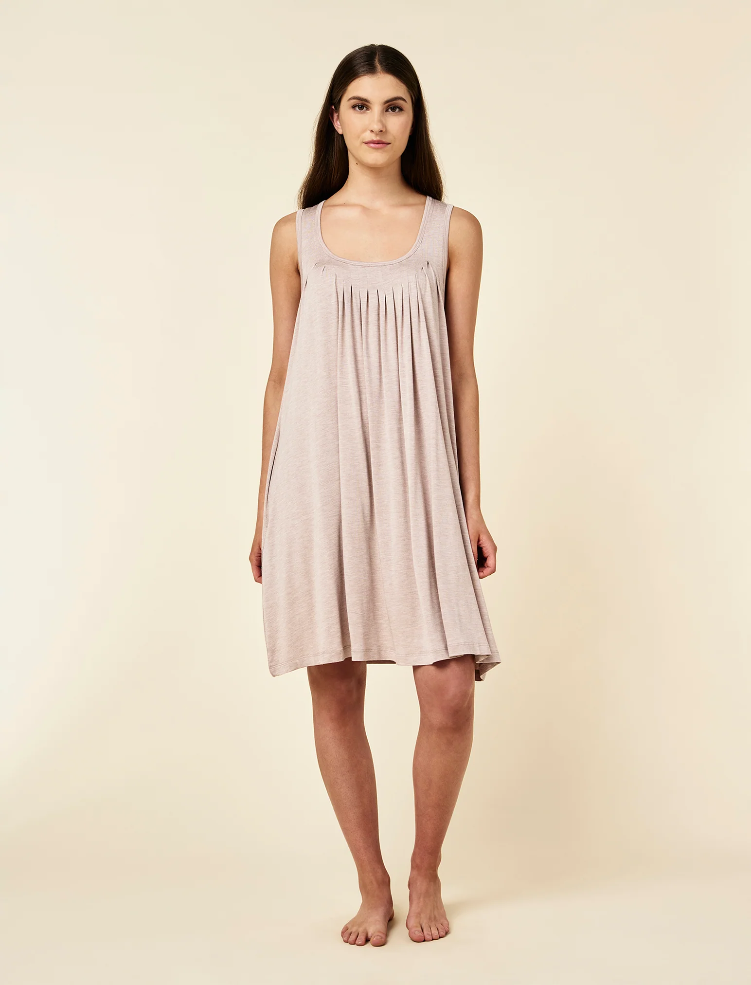 Kate Modal Soft Pleat Front Nightie - Image 15