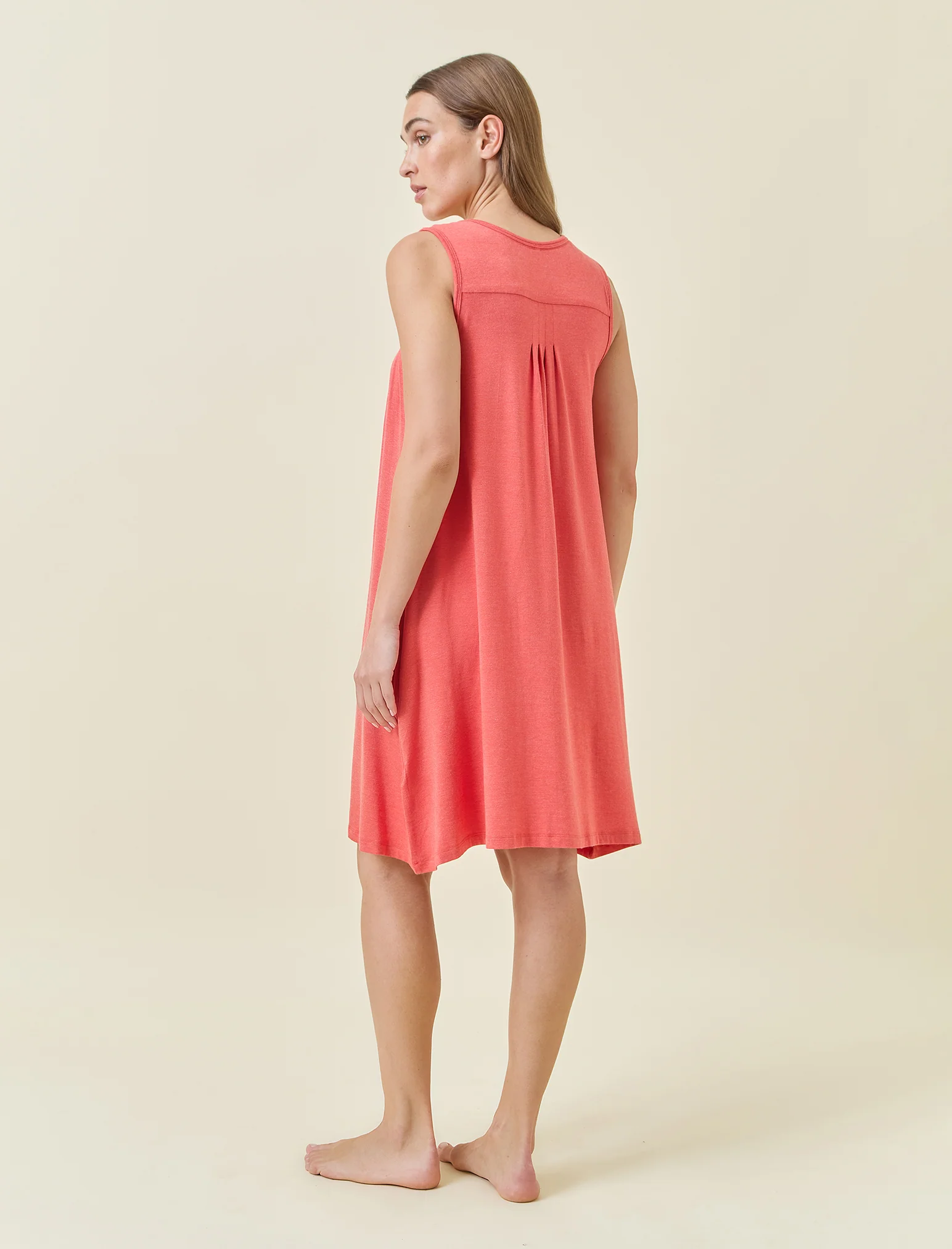 Kate Modal Soft Pleat Front Nightie - Image 4