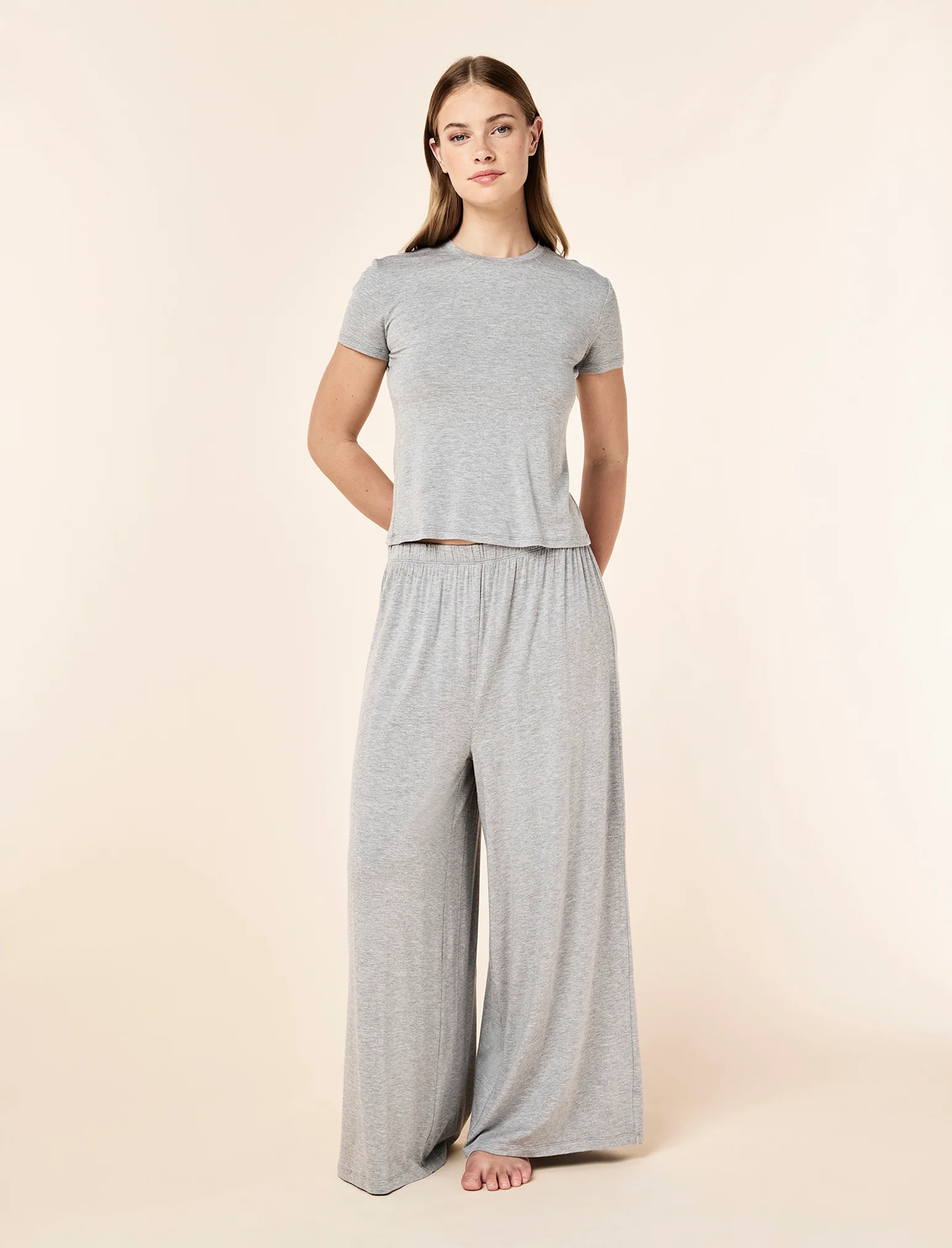 Kate Modal Soft Wide Leg Pant - Image 5