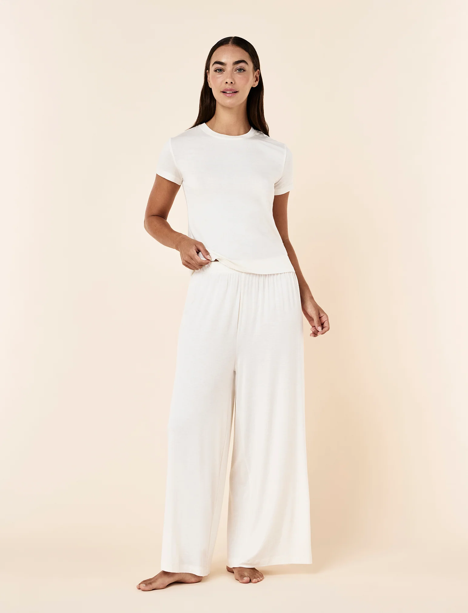 Kate Modal Soft Wide Leg Pant - Image 3