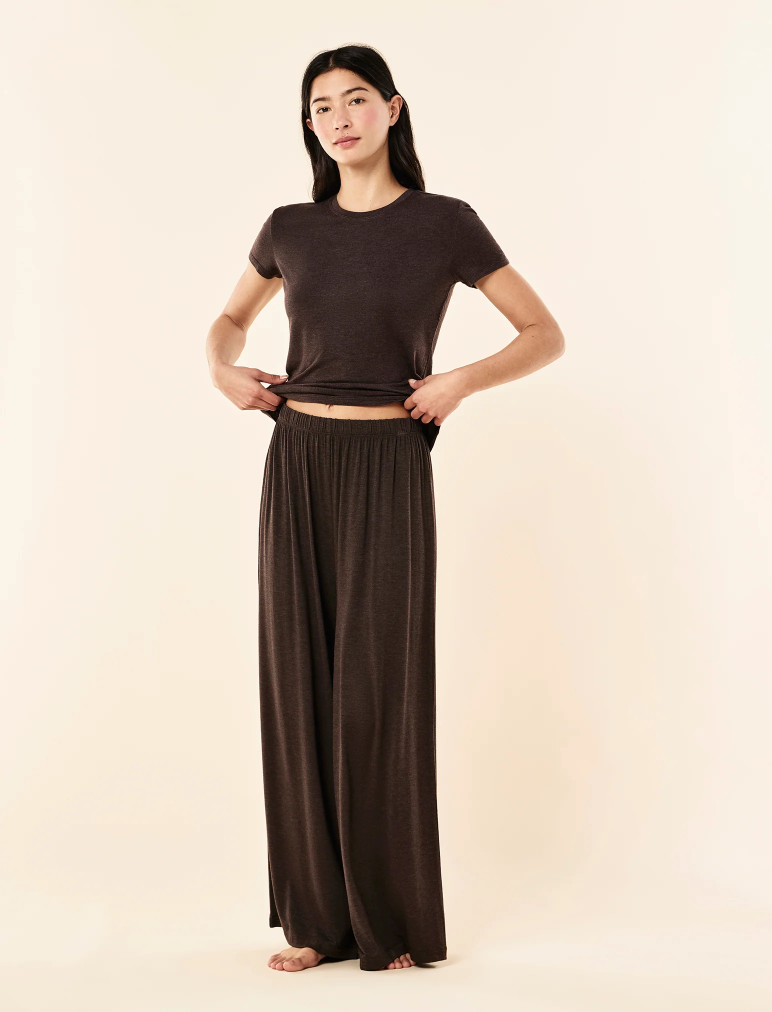Kate Modal Soft Wide Leg Pant - Image 5