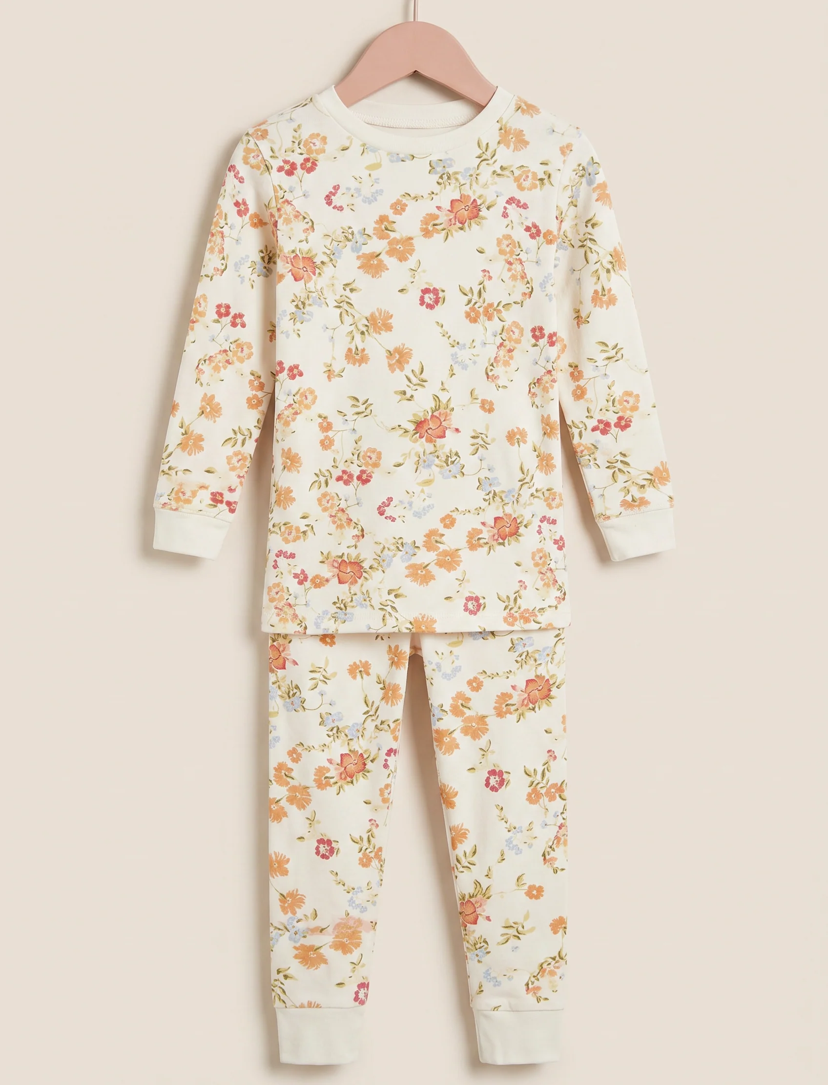 Kids Amber Knit Full Length PJ Set - Image 2
