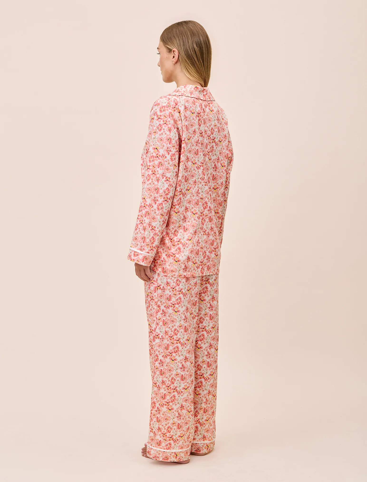Molly Sims Cotton PJ Set & Eye Mask - Image 7