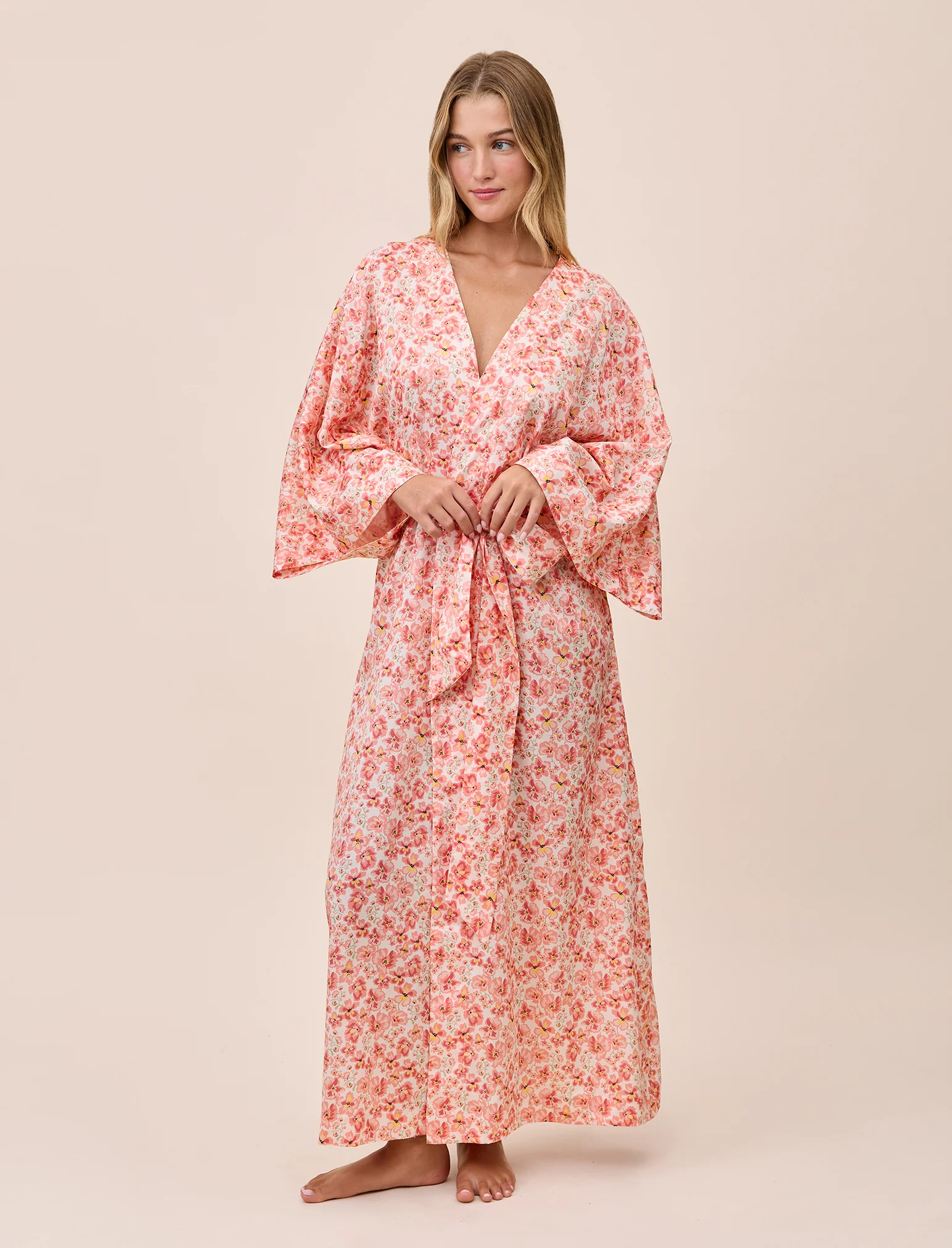 Molly Sims Cotton Kimono Robe - Image 2