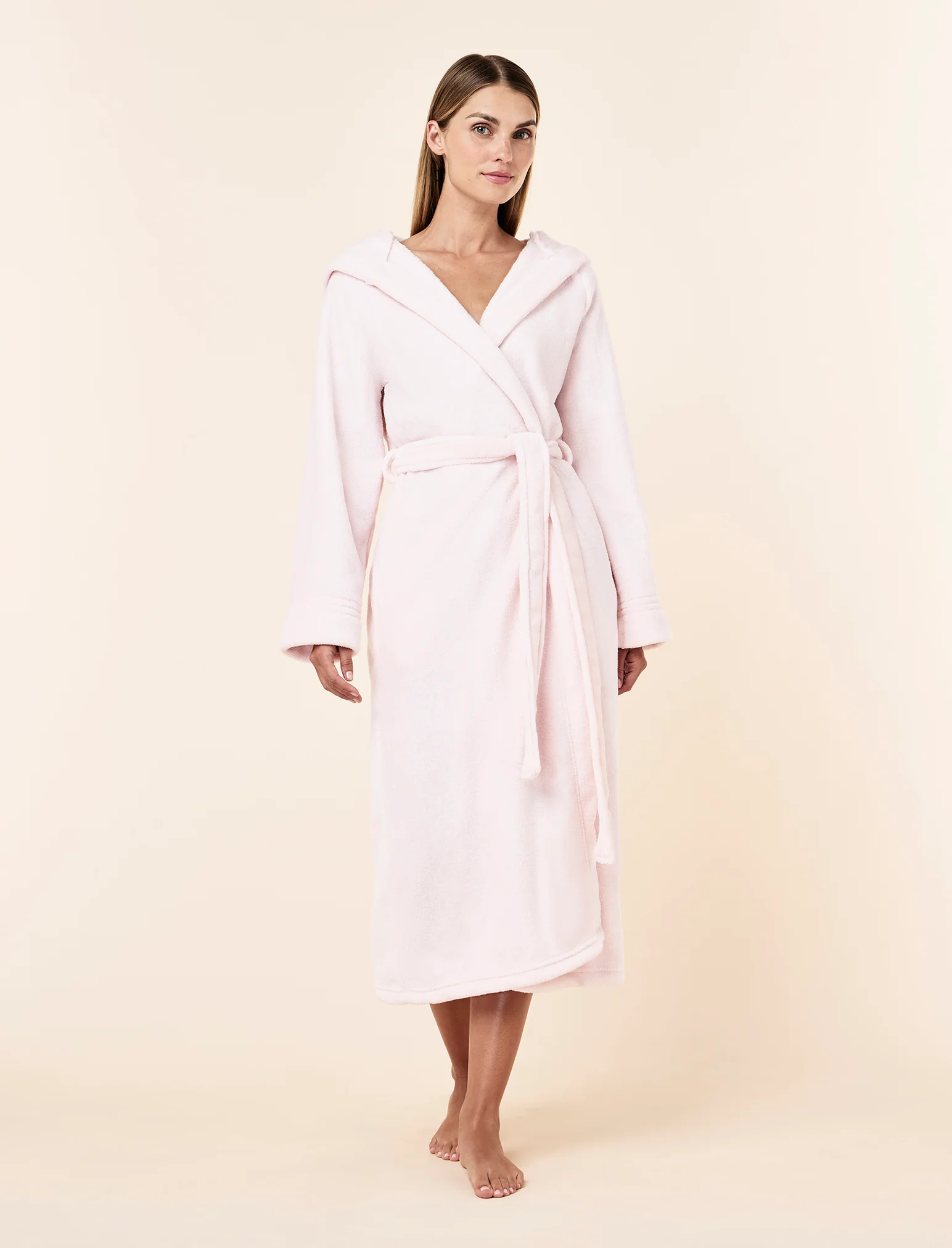 Long Plush Hooded Robe - Image 6