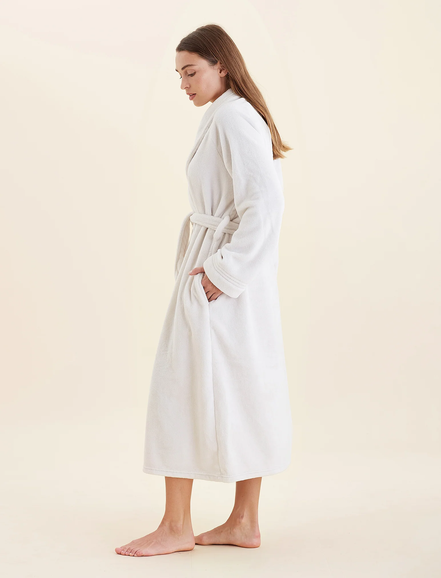 Long Plush Robe - Image 3