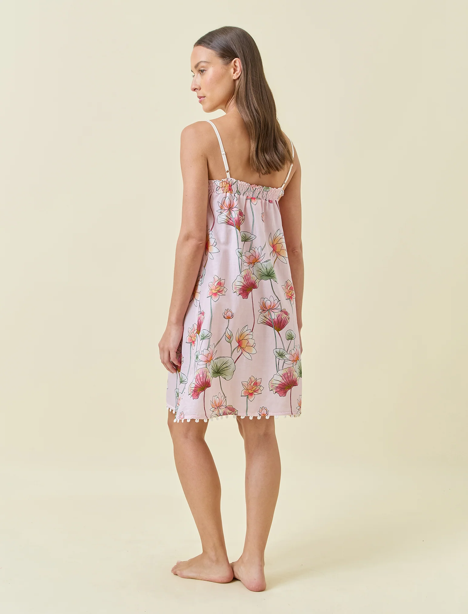 Lotus Lace Front Midi Nightie - Image 5