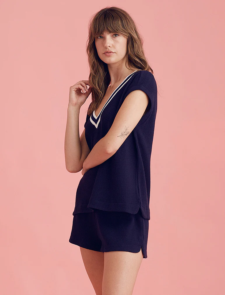Luxe Waffle Tennis Tank - Image 3