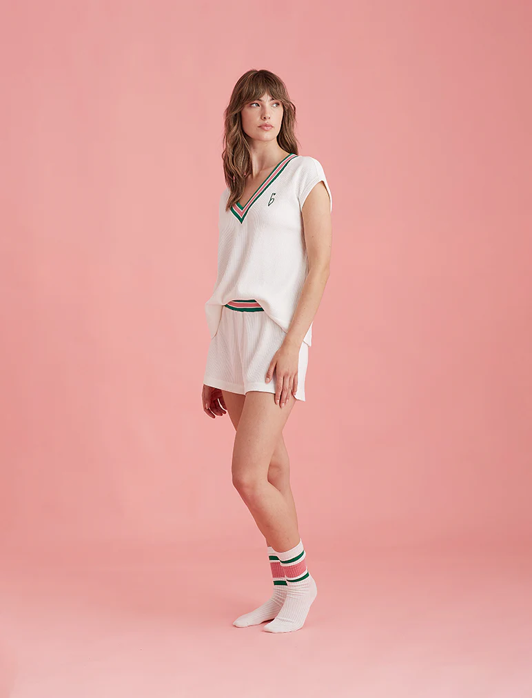 Luxe Waffle Tennis Shorts - Image 3