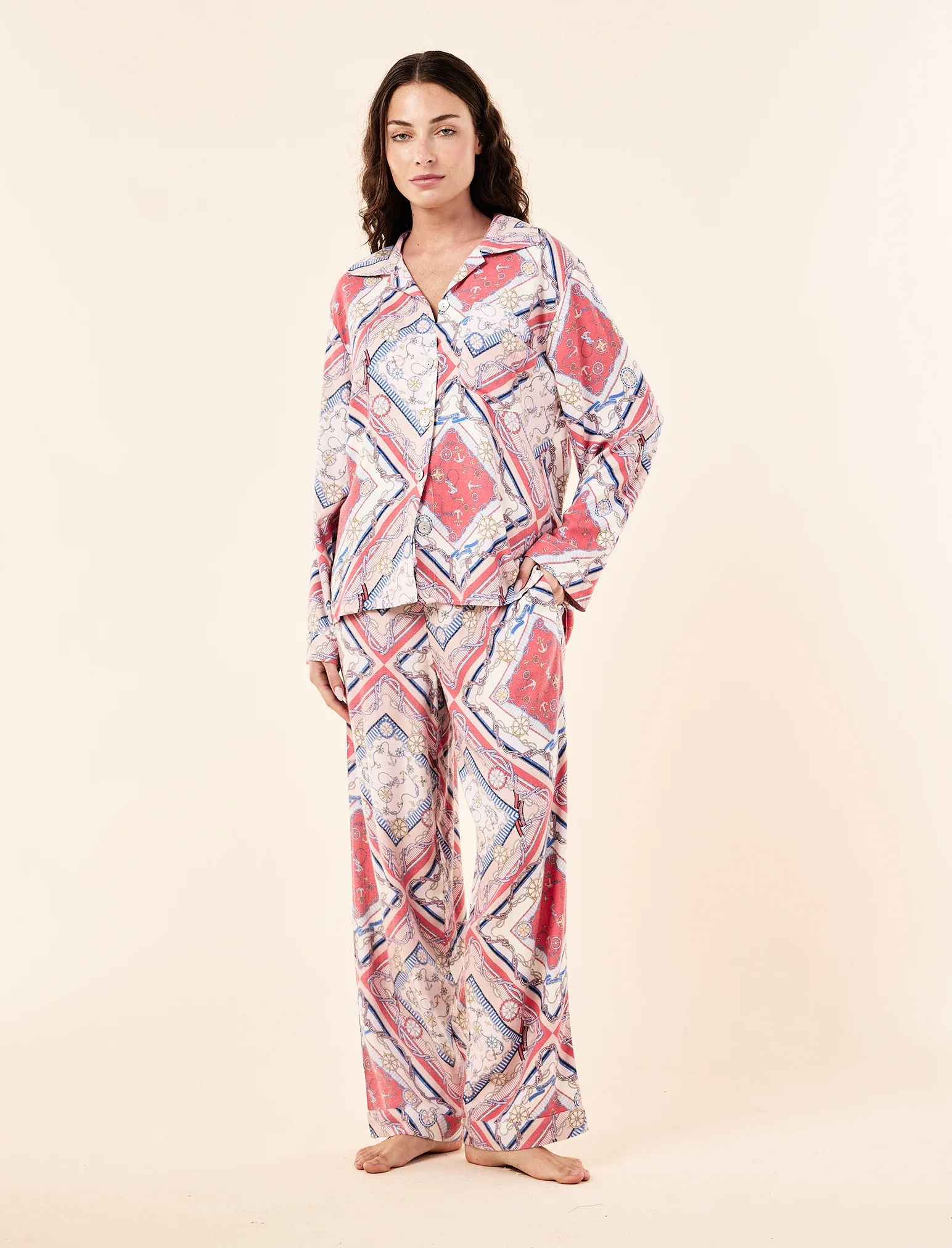Marine Cosy Full Length PJ Set