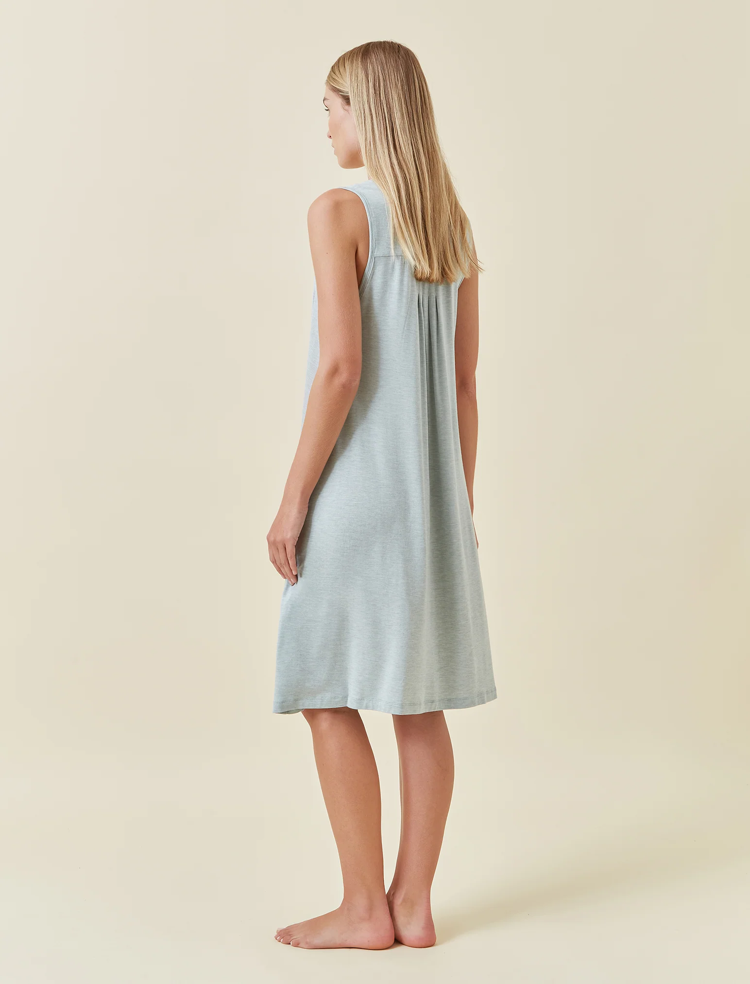 Kate Modal Soft Pleat Front Nightie - Image 3