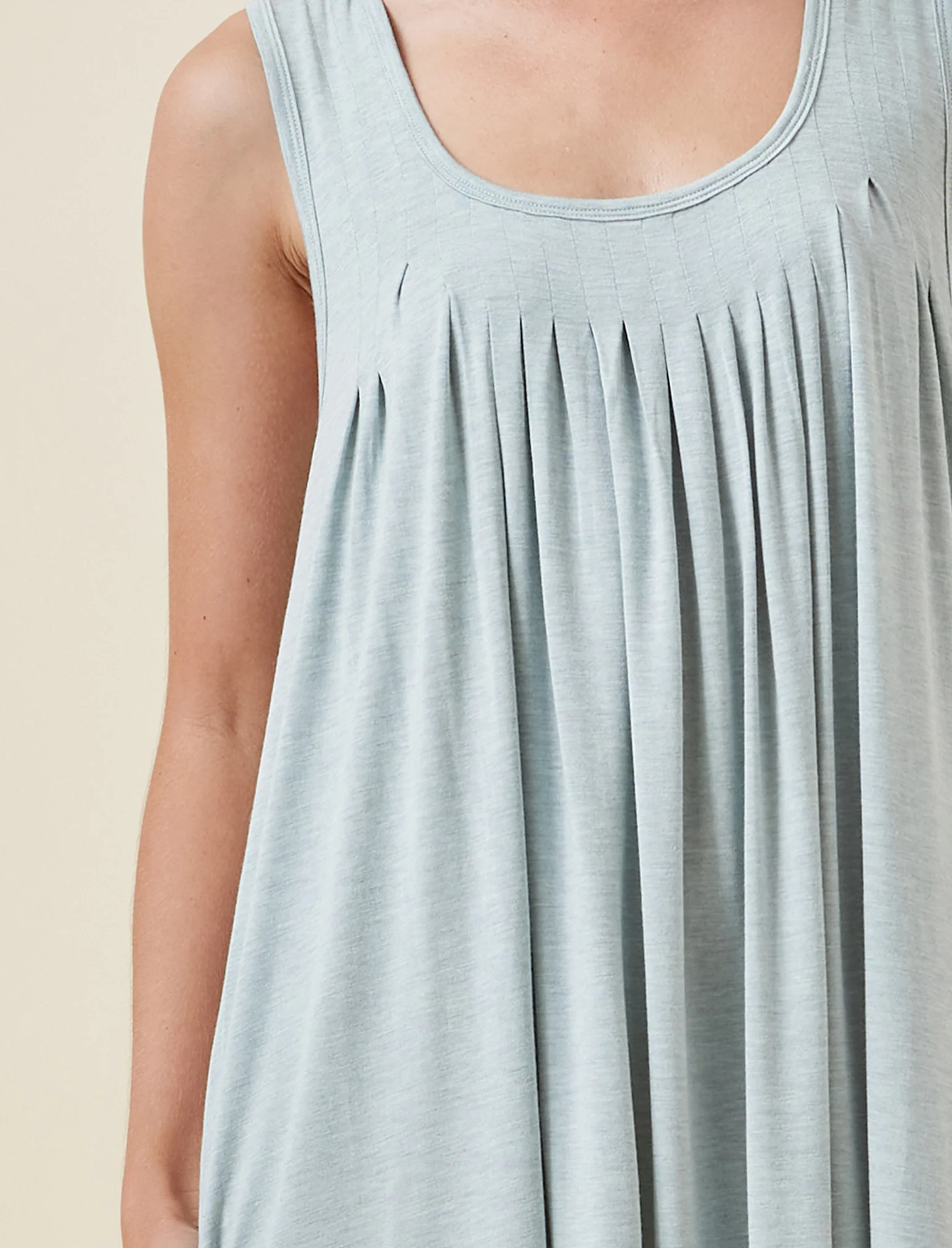 Kate Modal Soft Pleat Front Nightie - Image 4