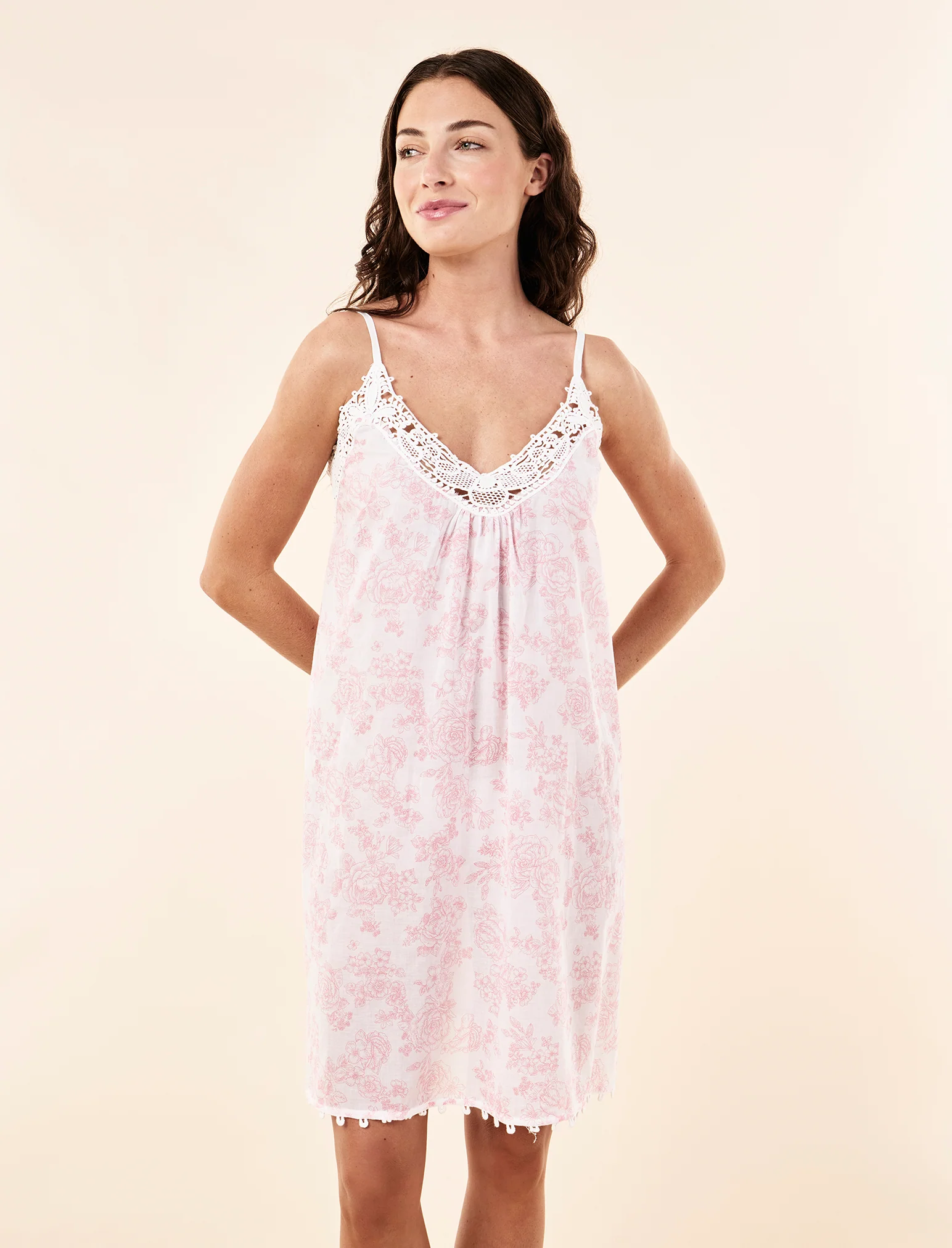 Nostalgia Midi Lace Front Nightie - Image 3