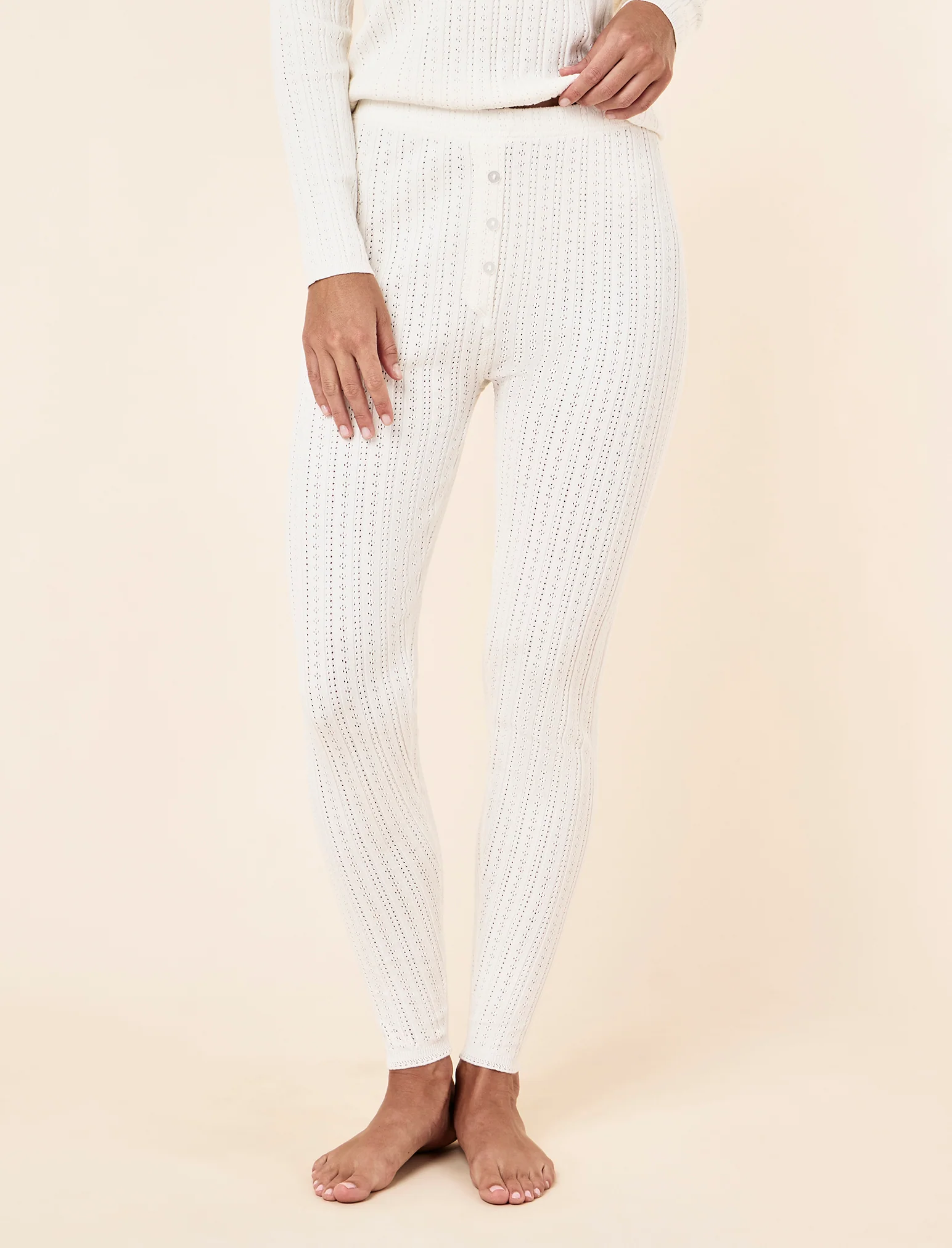 Olivia Pointelle Full Length Legging