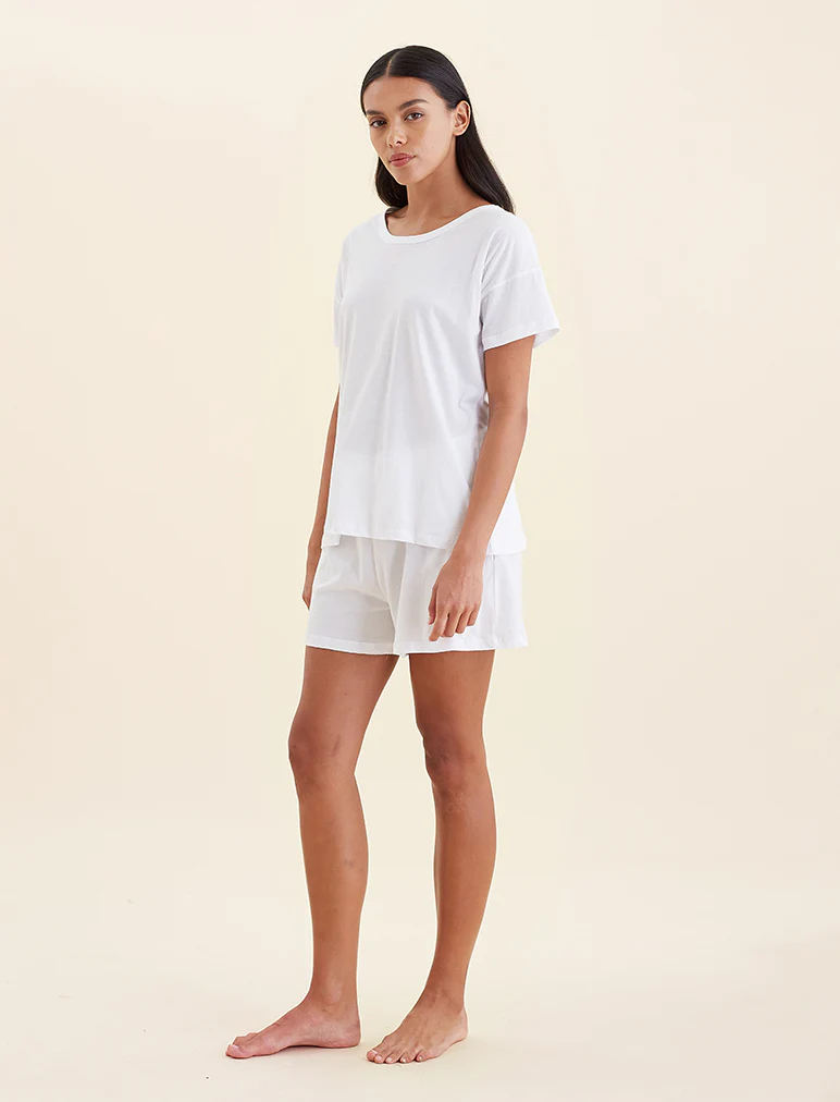 Jada Organic Cotton Knit Classic Tee - Image 4