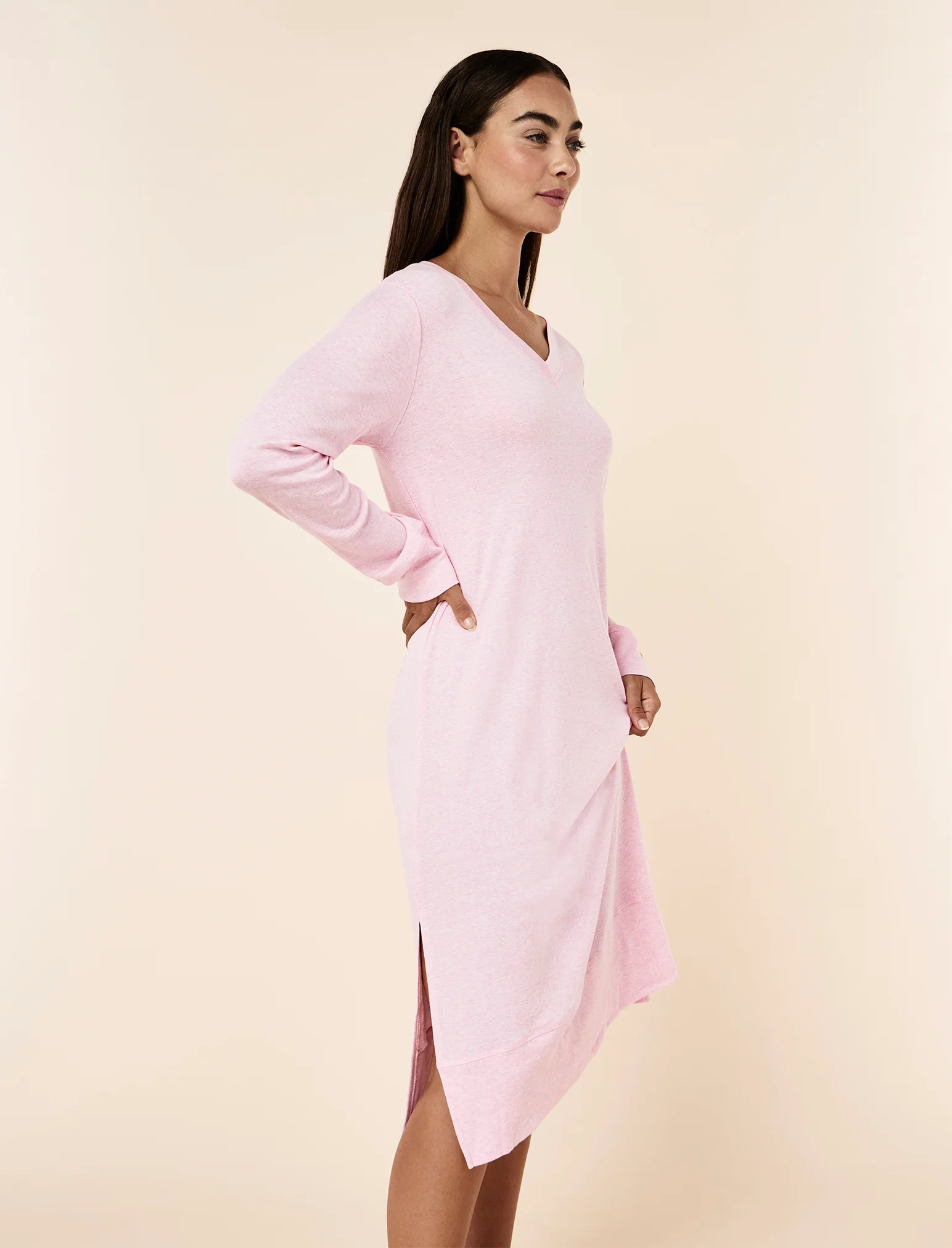 Pia Super Luxe Long Sleeve Nightie - Image 5