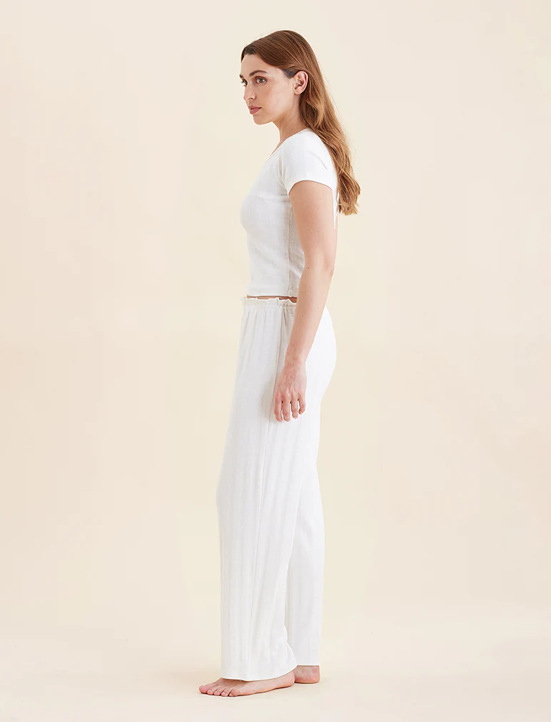 Pippa Pointelle Full Length Pant - Image 4