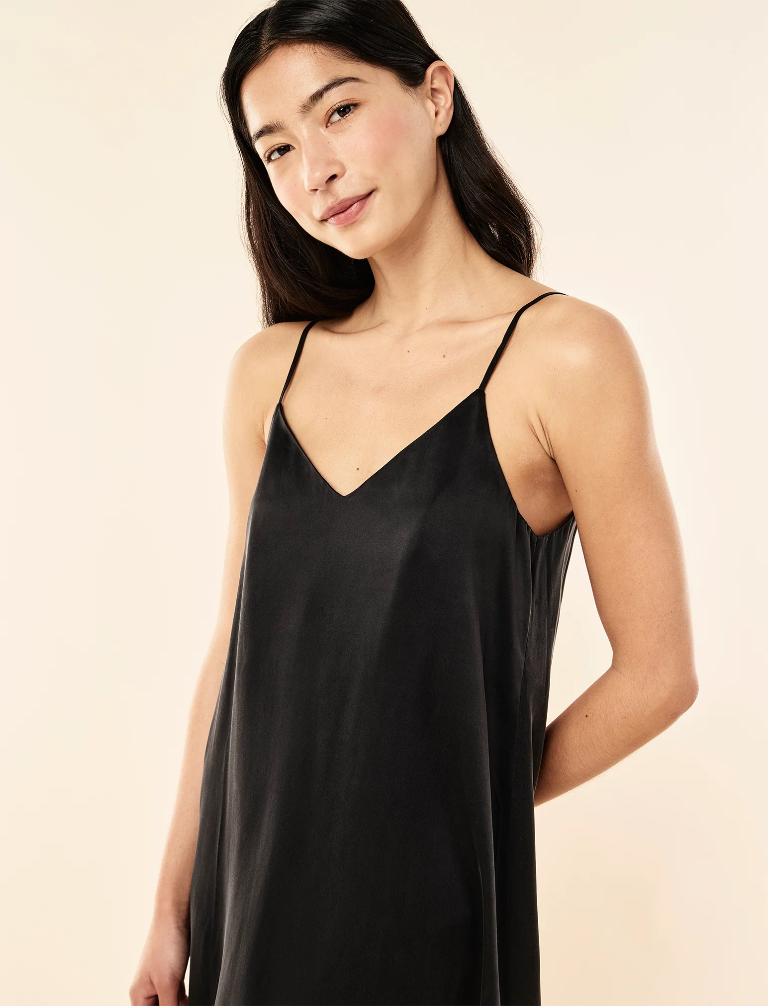 Audrey Washable Silk Slip Nightie - Image 3