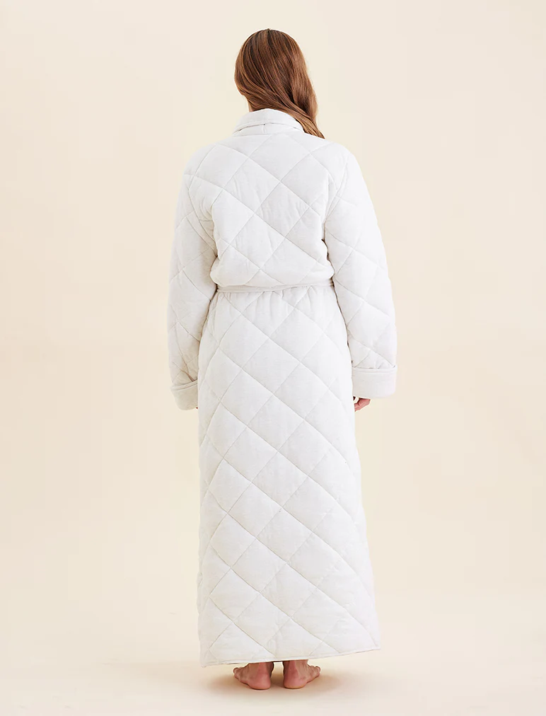 Quilted Cotton Maxi Robe - Image 5