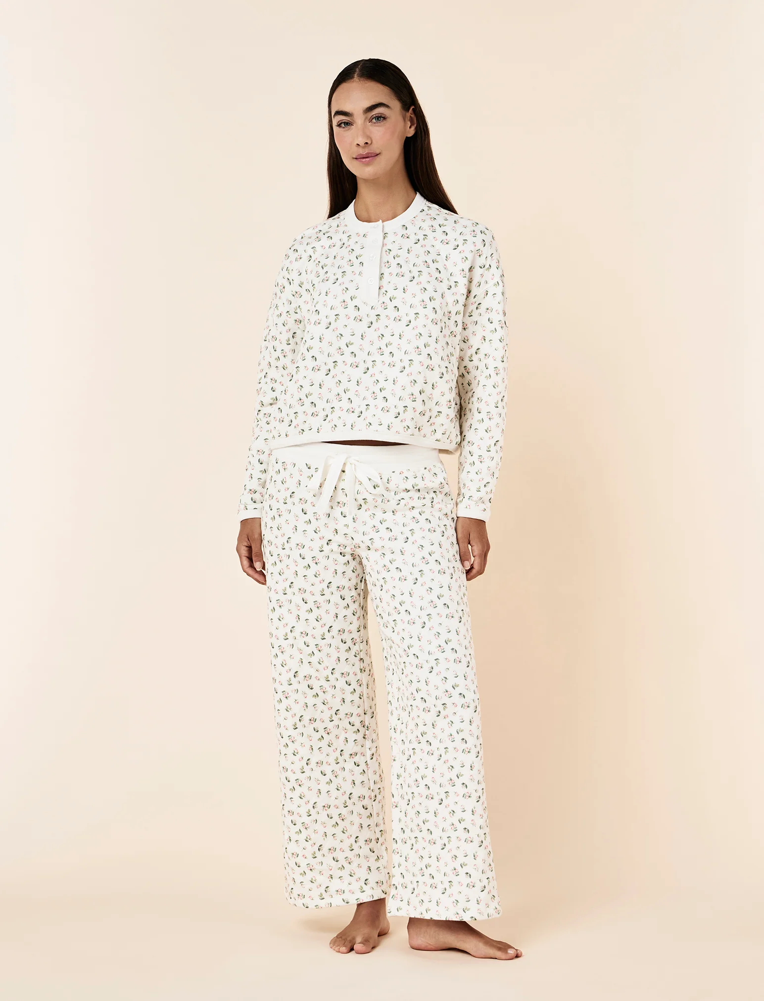 Quilted Cotton Straight Leg Pant - Image 4