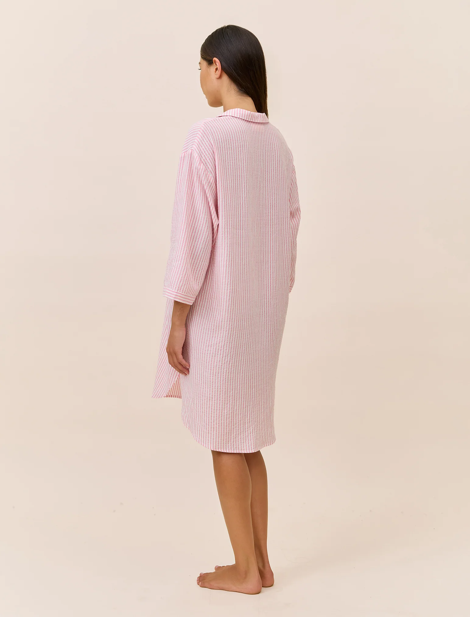 Sabine Seersucker Stripe Nightshirt - Image 5