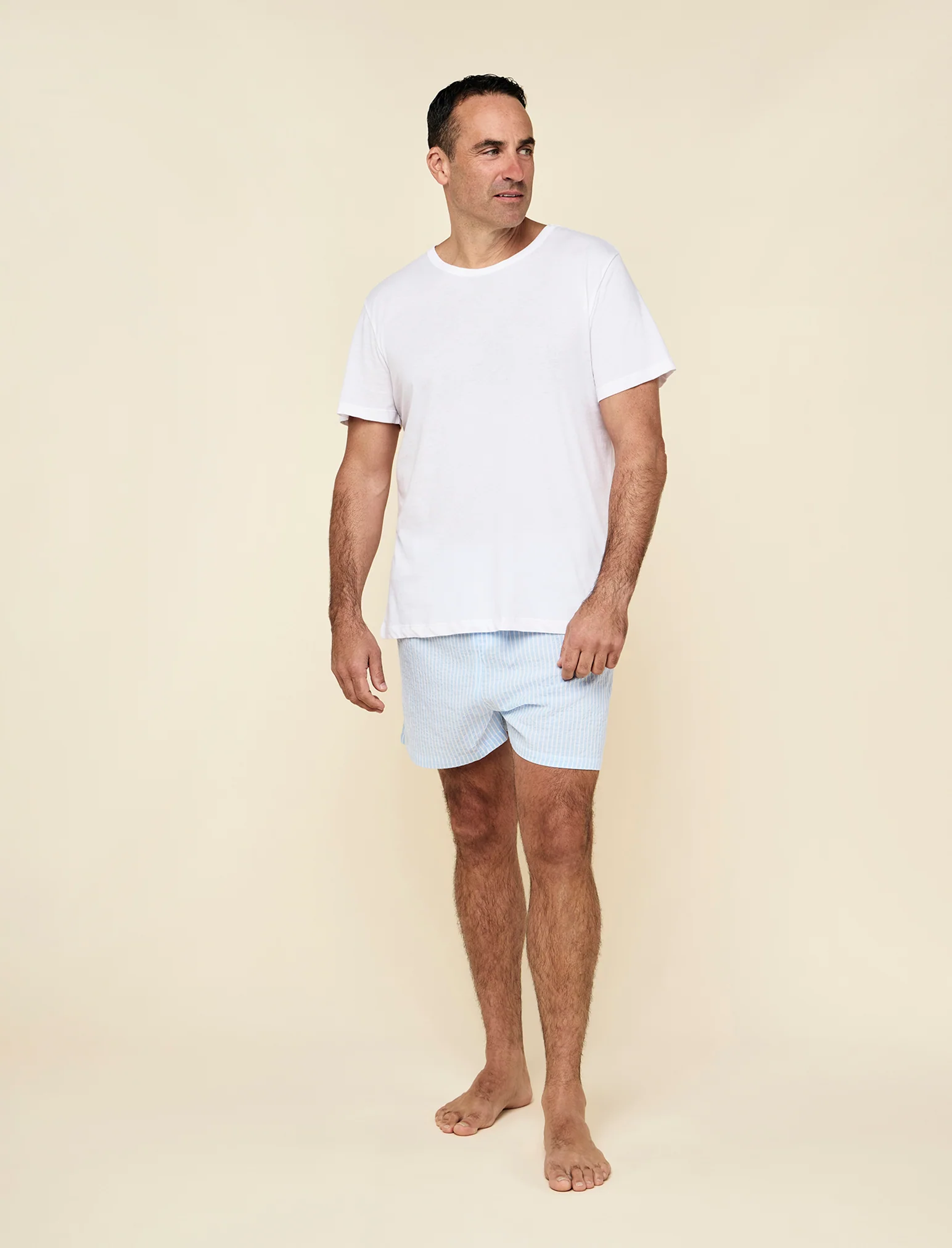 Blue Stripe Men's Boxer Short - Image 2