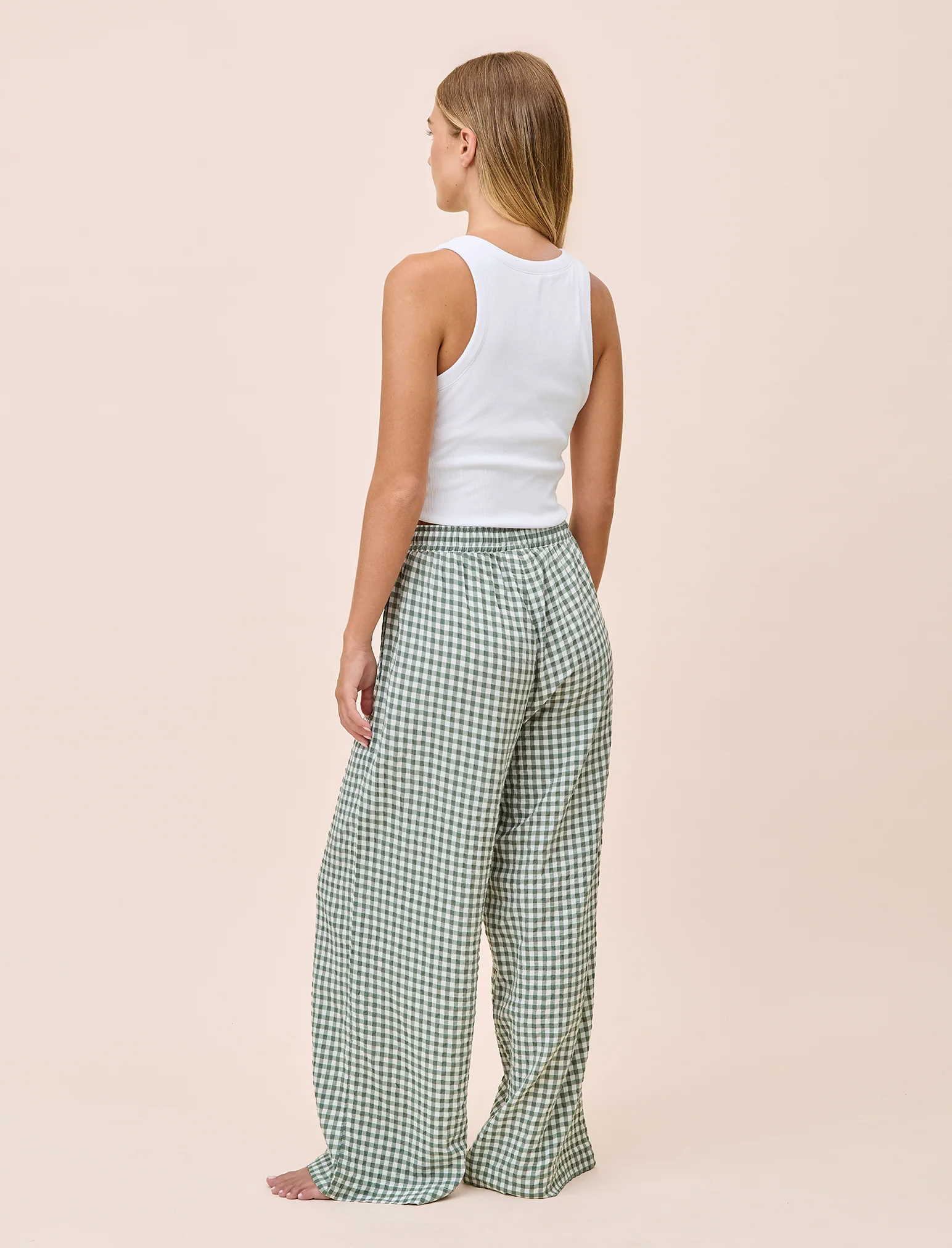 Seersucker Gingham Pant - Image 4