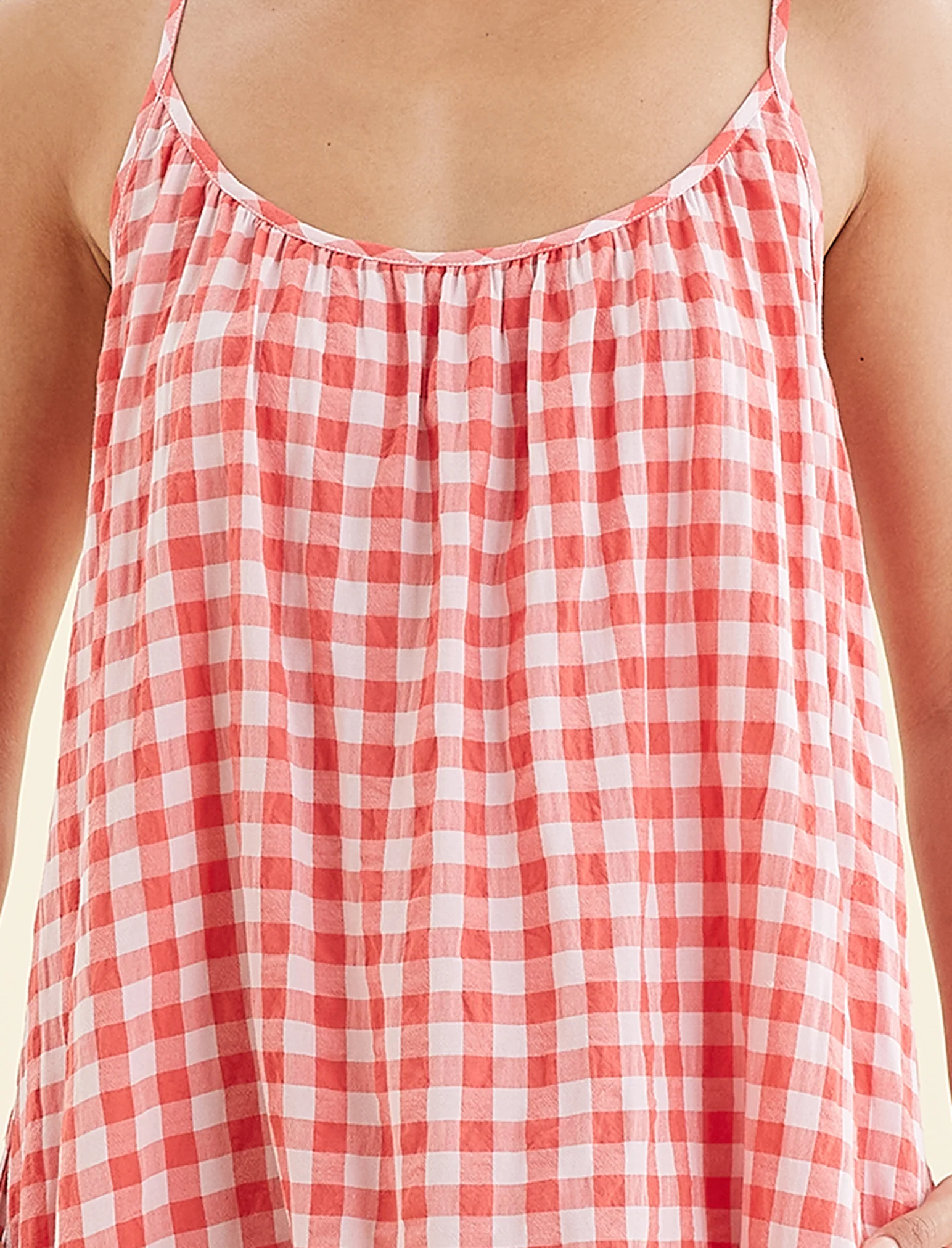 Seersucker Strappy Nightie - Image 3