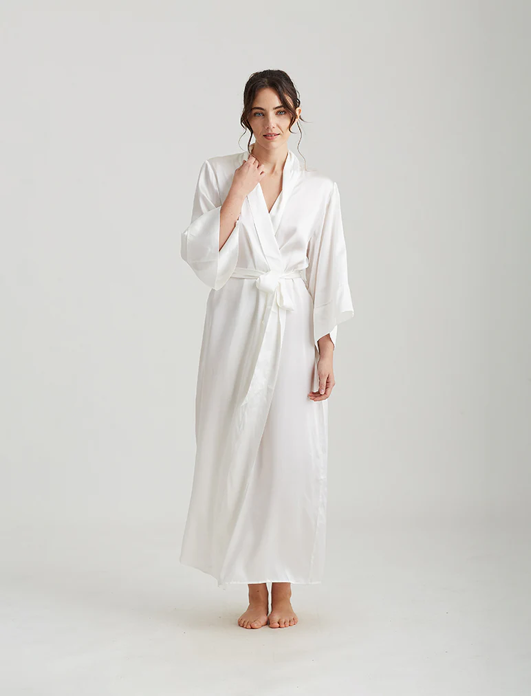 Selena Silk Maxi Robe - Image 2