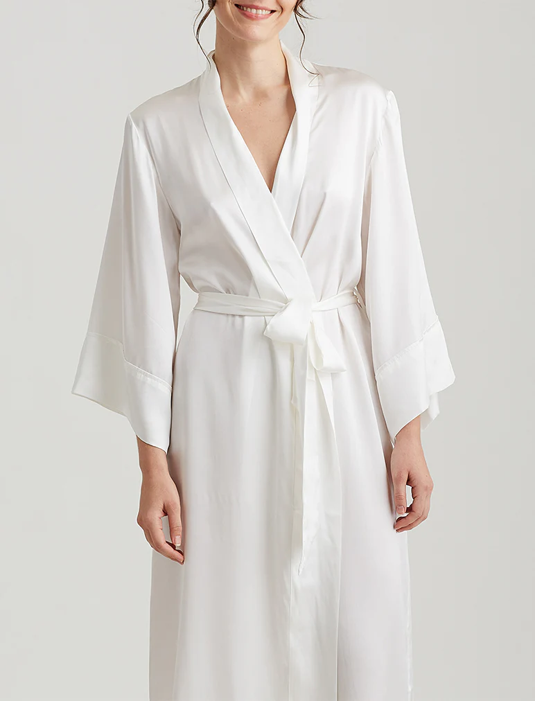 Selena Silk Maxi Robe - Image 3