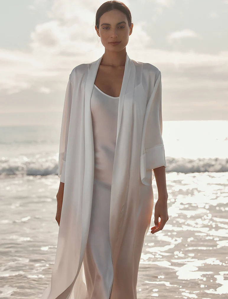 Selena Silk Maxi Robe - Image 5