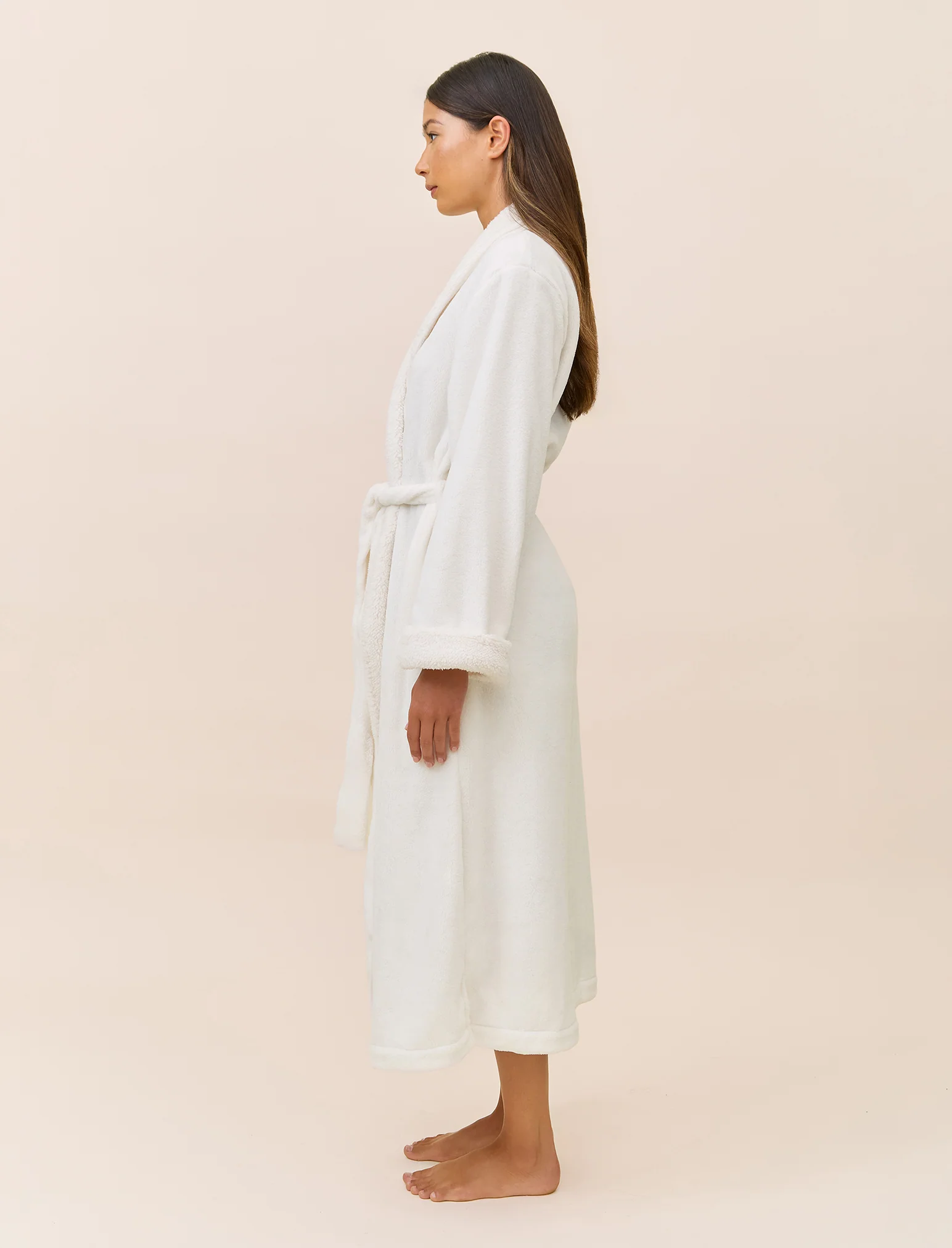 Plush Sherpa Robe & Sleep Mask - Image 4