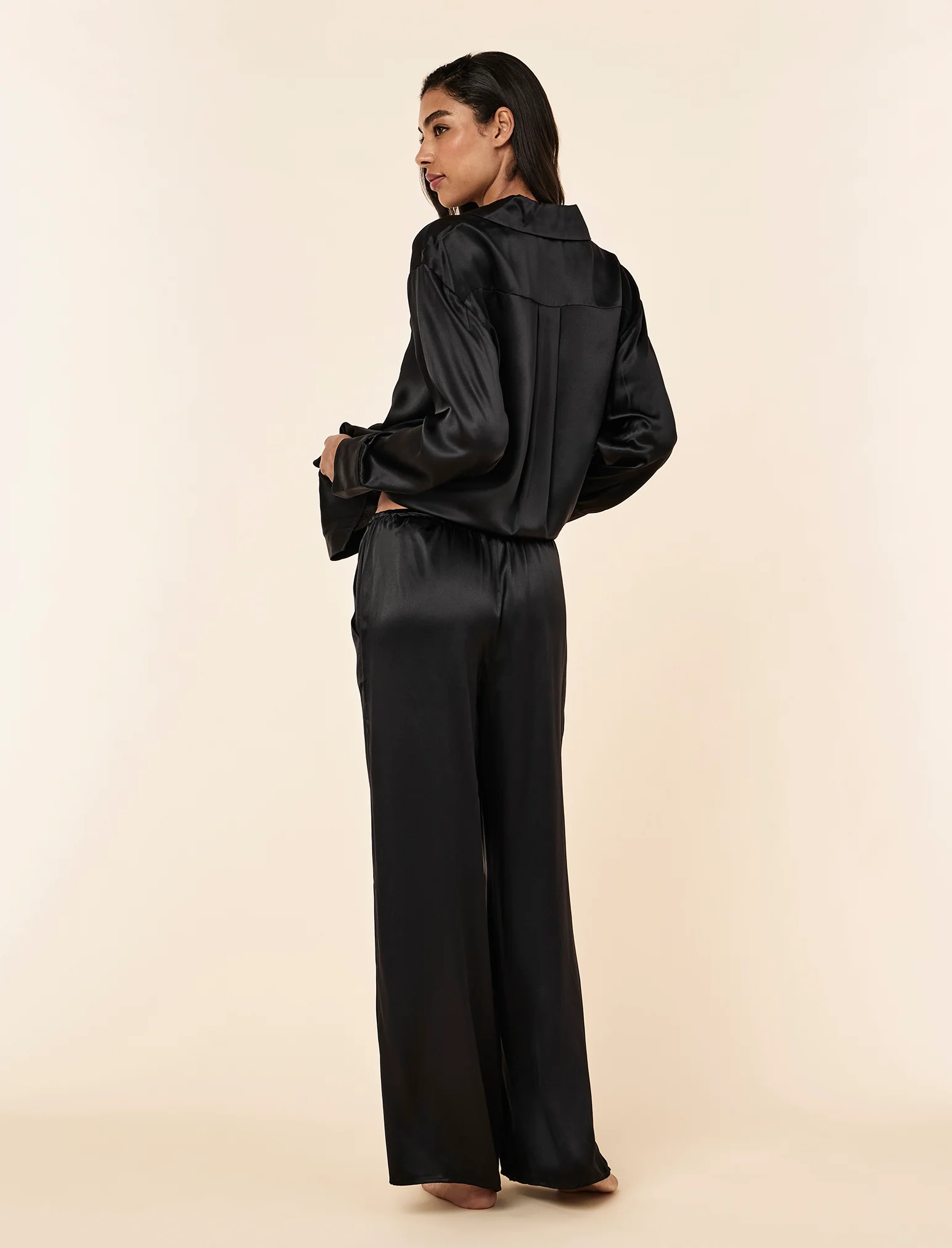 Pure Silk Wide Leg Pant - Image 5
