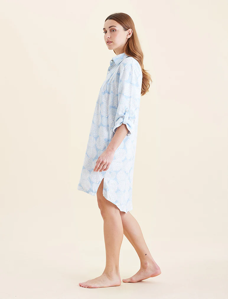 Snowball Cosy Pleat Front Nightshirt - Image 3