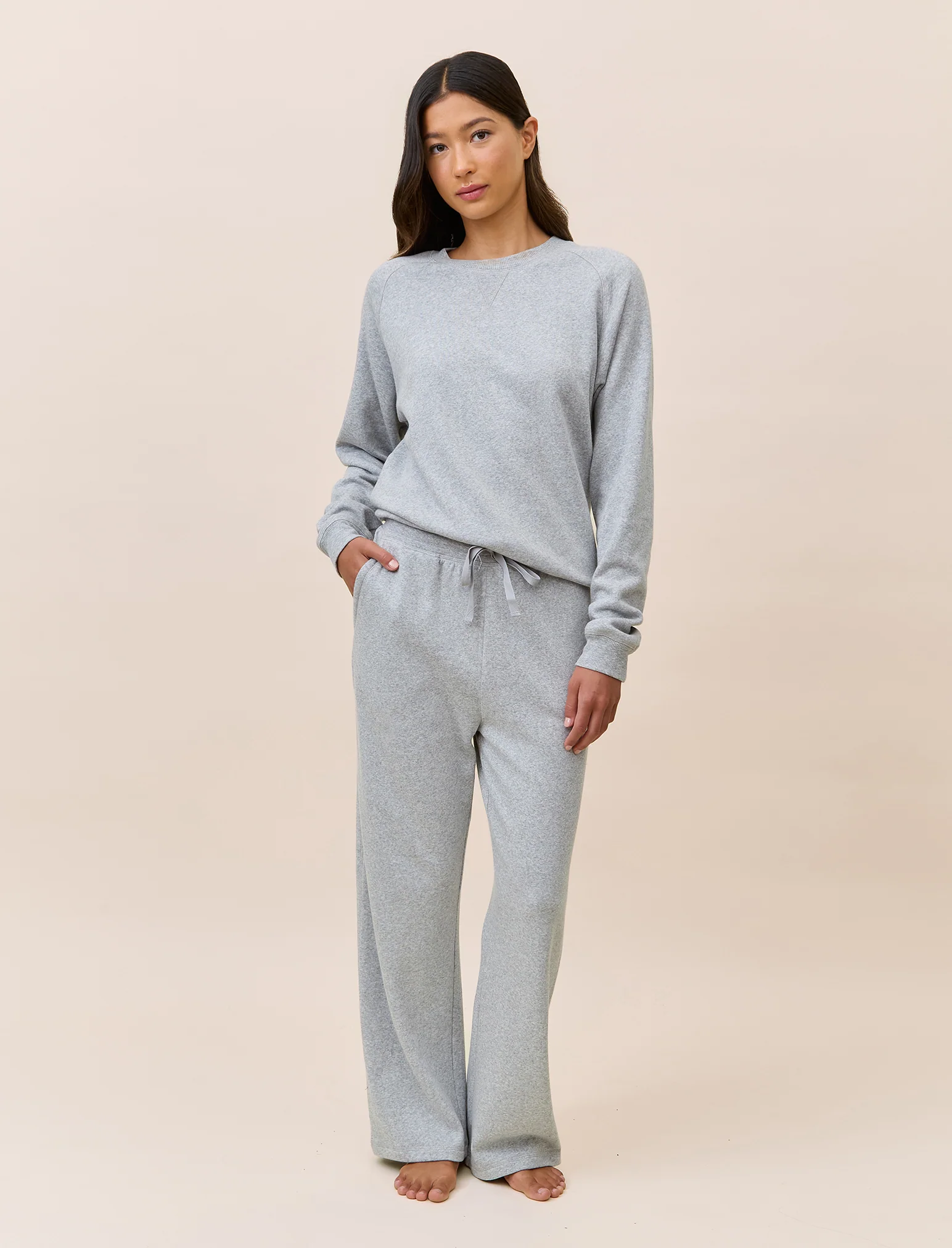 So Soft Fleecy Straight Leg Loungepant - Image 3