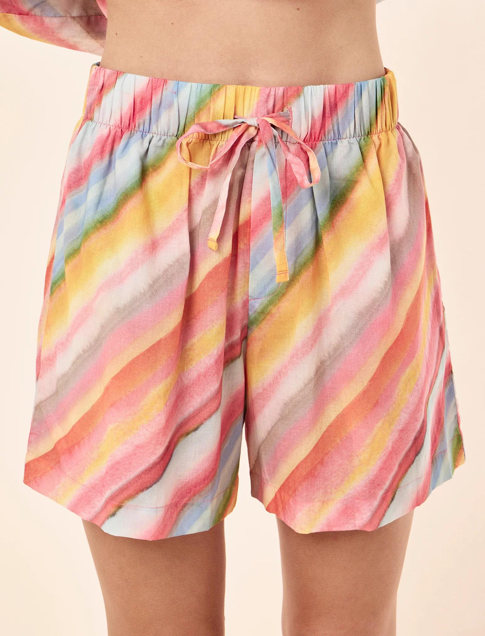 Sophie Stripe Long Sleeve Boxer PJ Set - Image 5