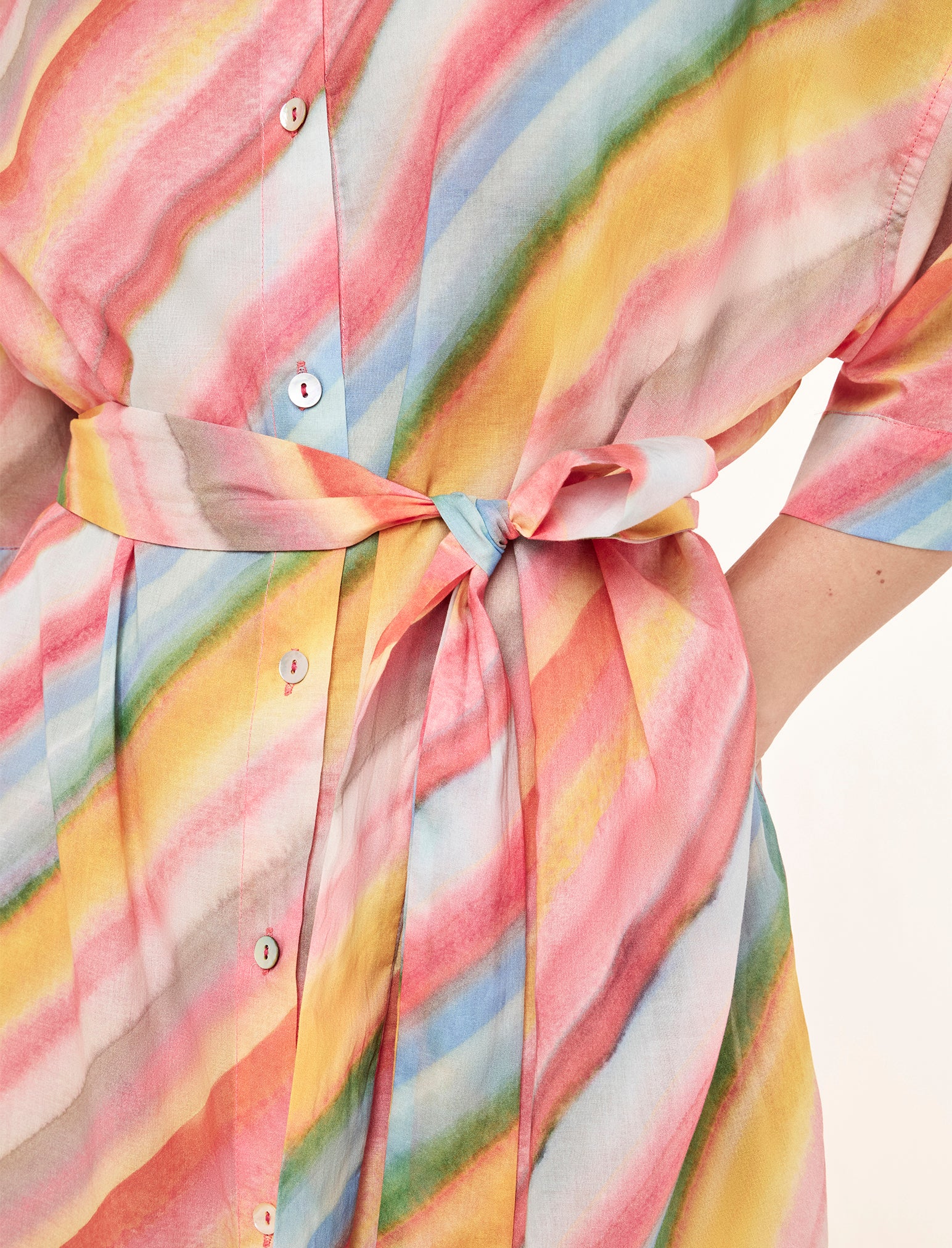 Sophie Stripe Relaxed Maxi Nightshirt - Image 3
