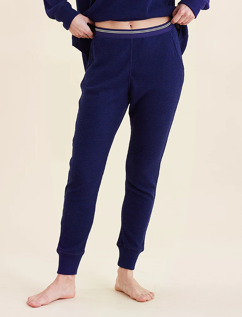 Super Soft Waffle Exposed Elastic Jogger - Image 6