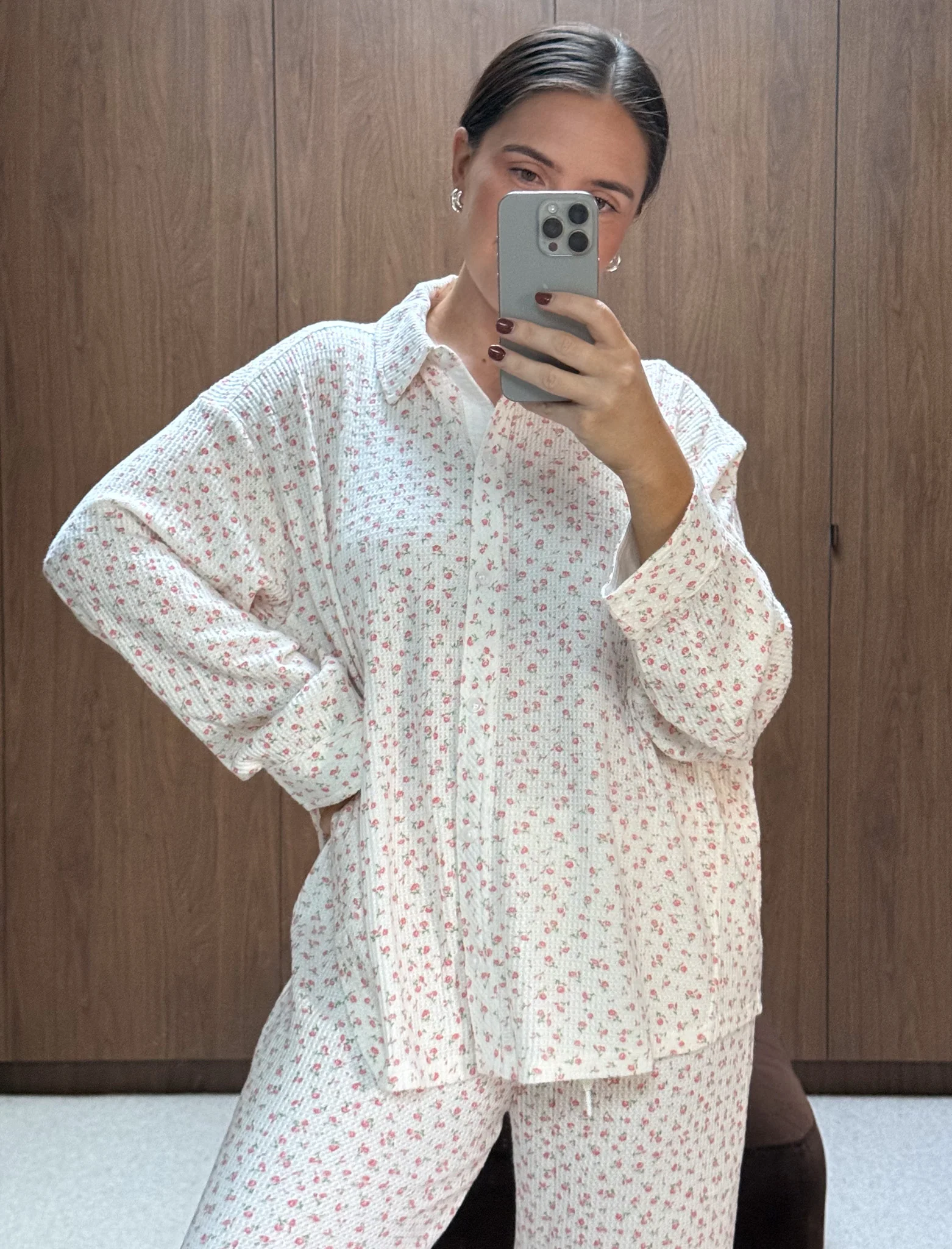 Super Soft Waffle Full Length PJ Set - Image 8