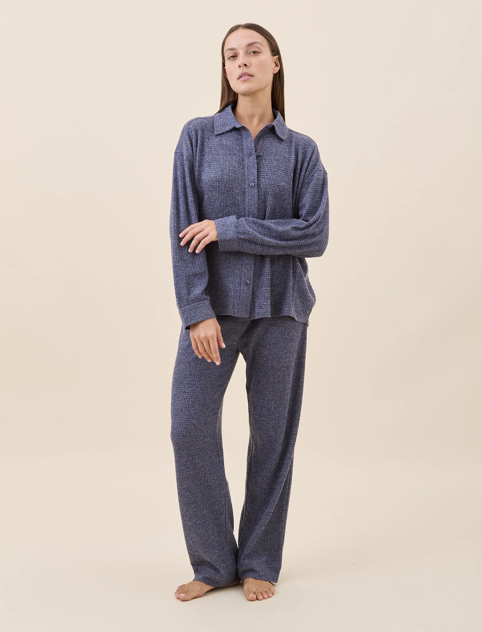 Super Soft Waffle Full Length PJ Set - Image 8