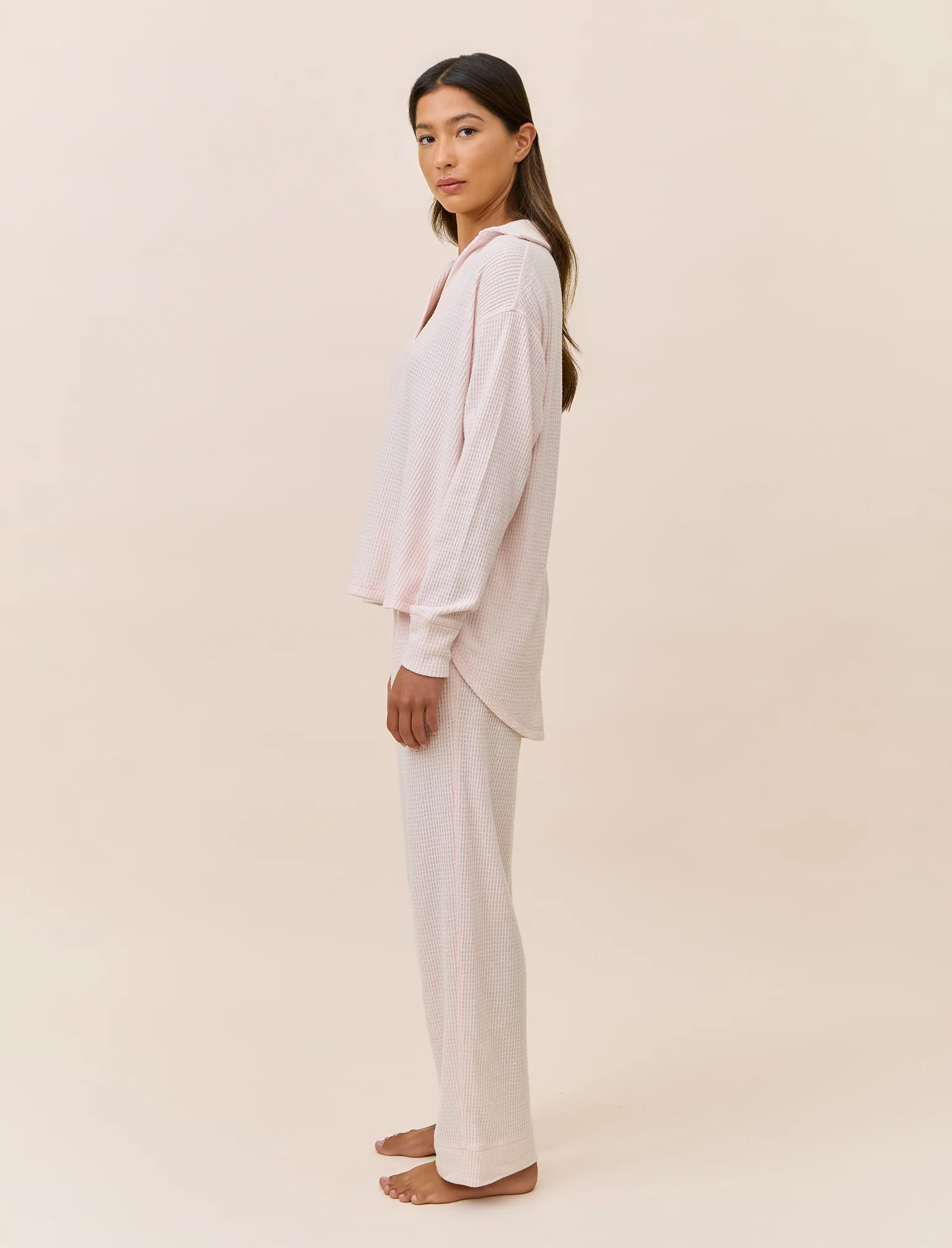 Super Soft Waffle Straight Leg Pant - Image 3