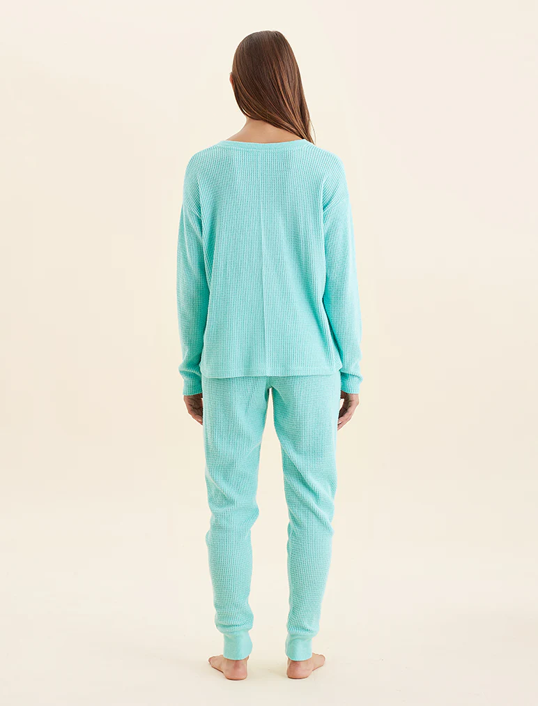 Super Soft Waffle V-Neck Top - Image 5