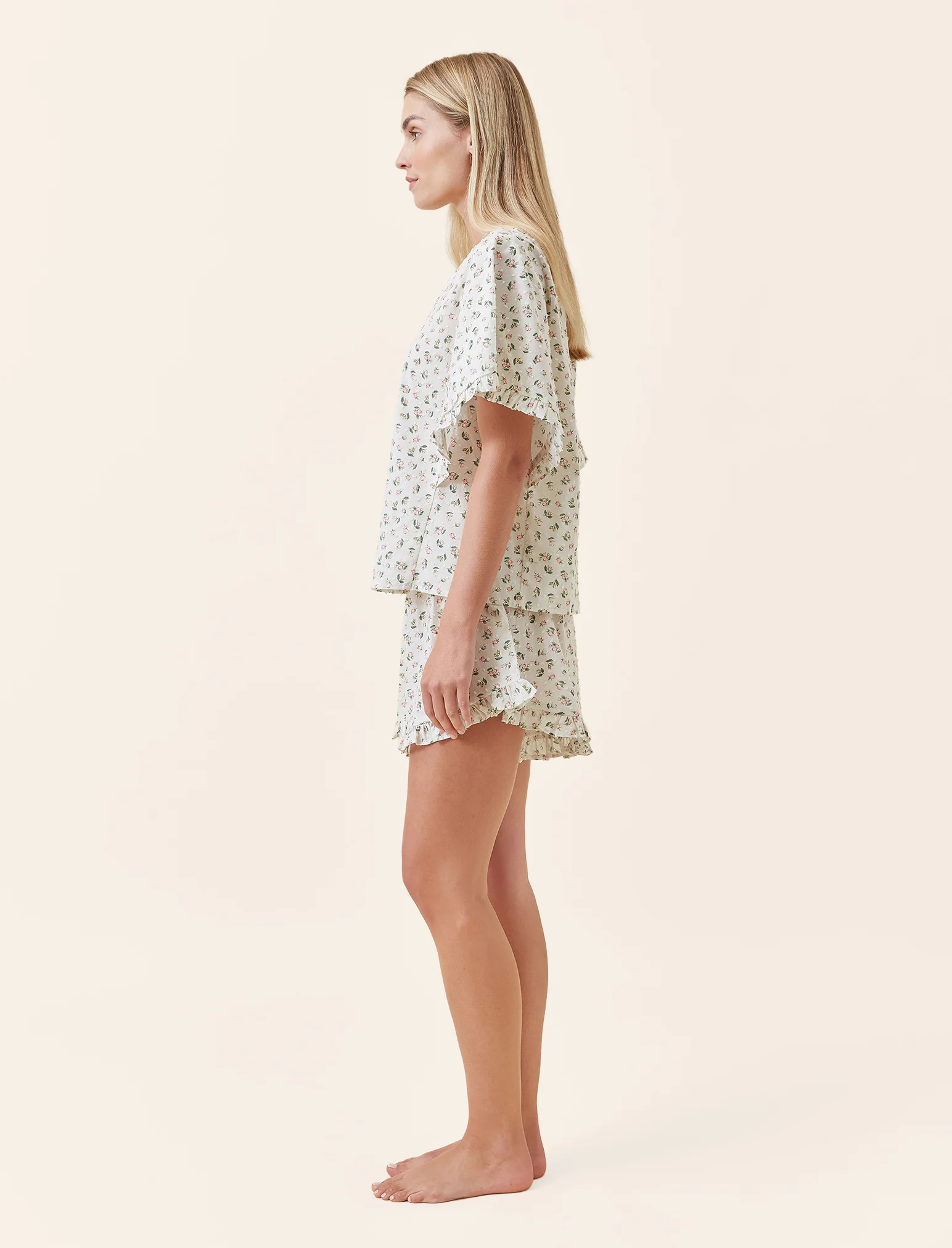 Swiss Dot Frill Boxer PJ Set - Image 5