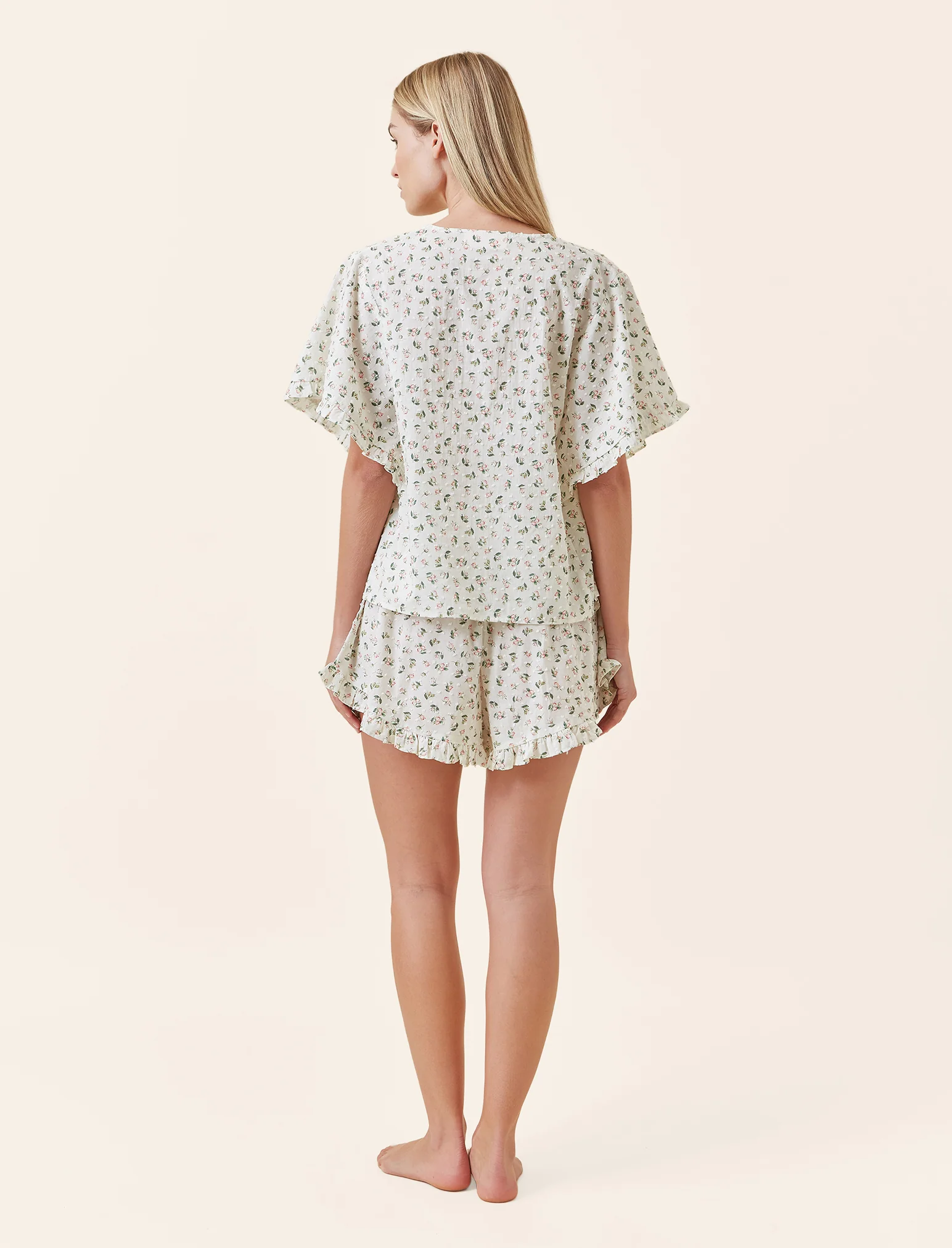 Swiss Dot Frill Boxer PJ Set - Image 7
