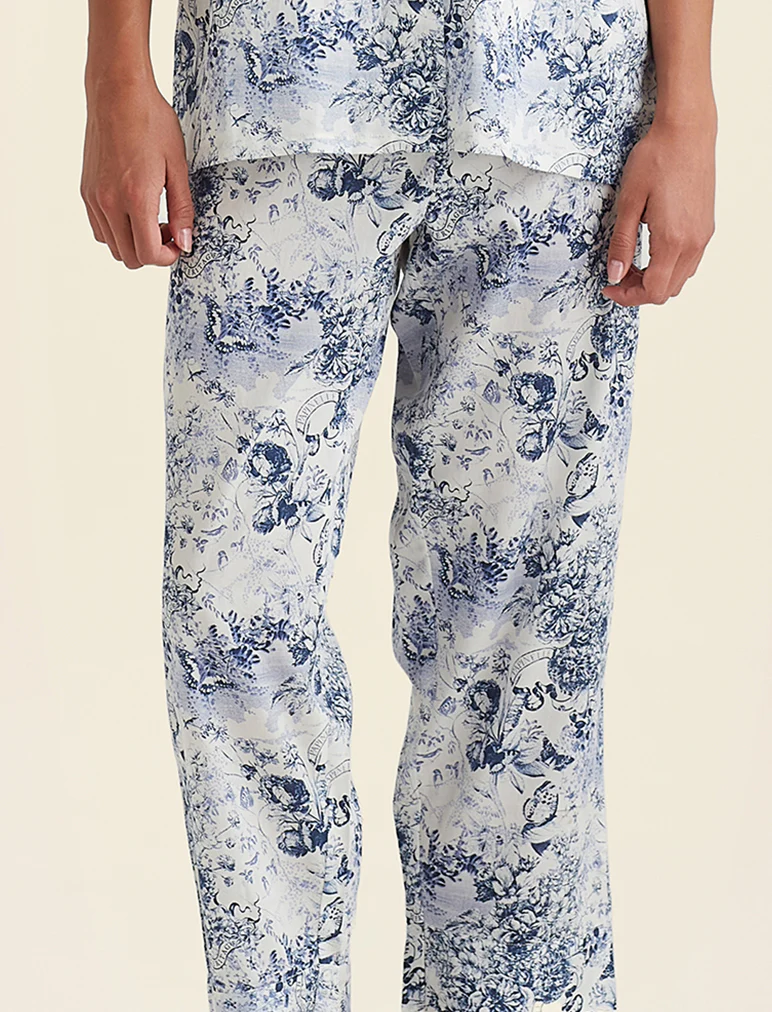 Toile De Jouy Crop PJ Set - Image 3