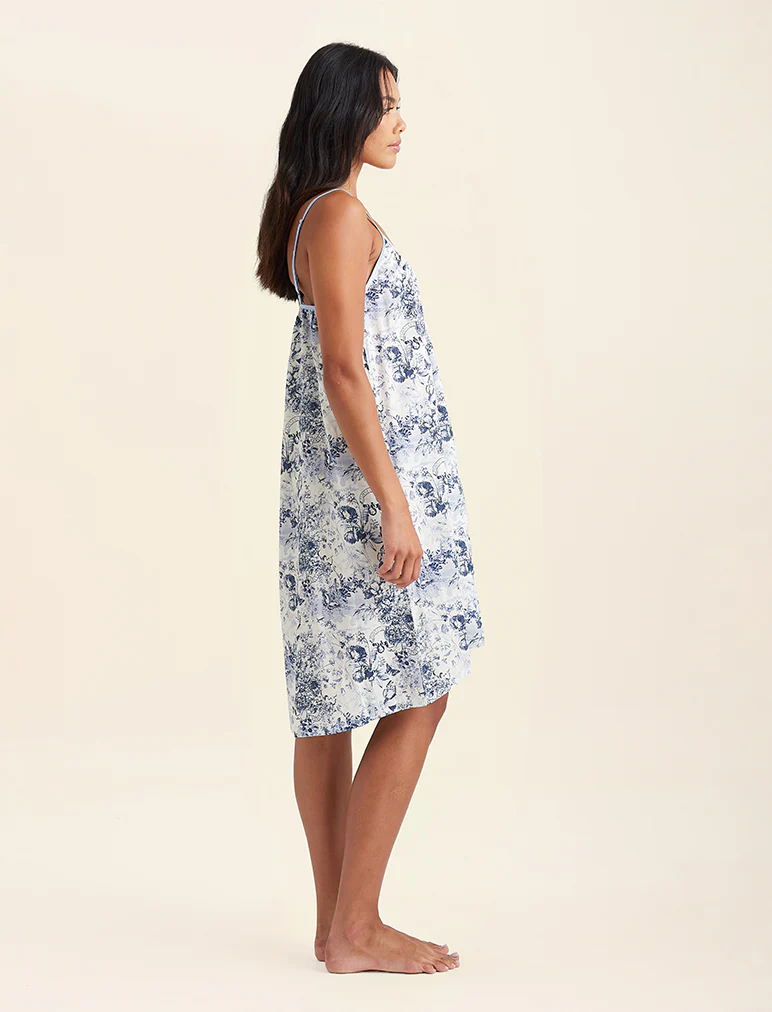 Toile De Jouy Strappy Nightie - Image 4
