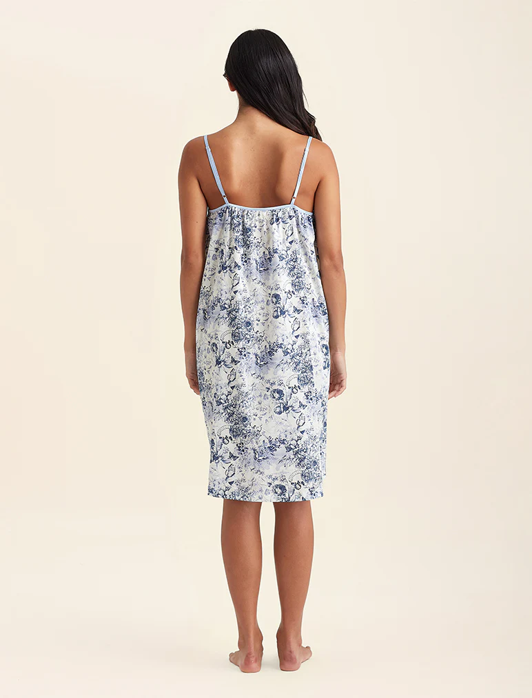 Toile De Jouy Strappy Nightie - Image 5