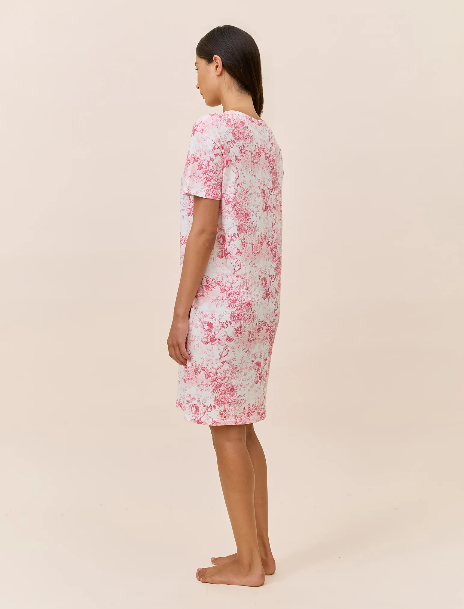 Toile Organic Cotton Knit Midi Nightie - Image 4