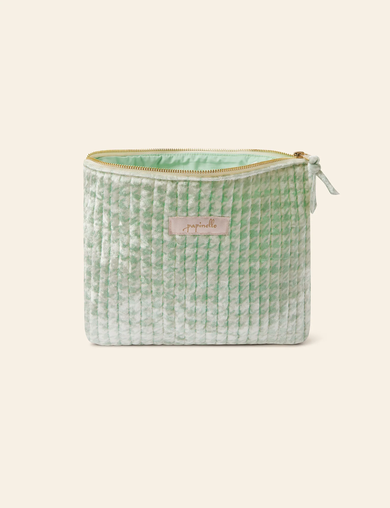 Velvet Quilted Cos Bag - Image 5