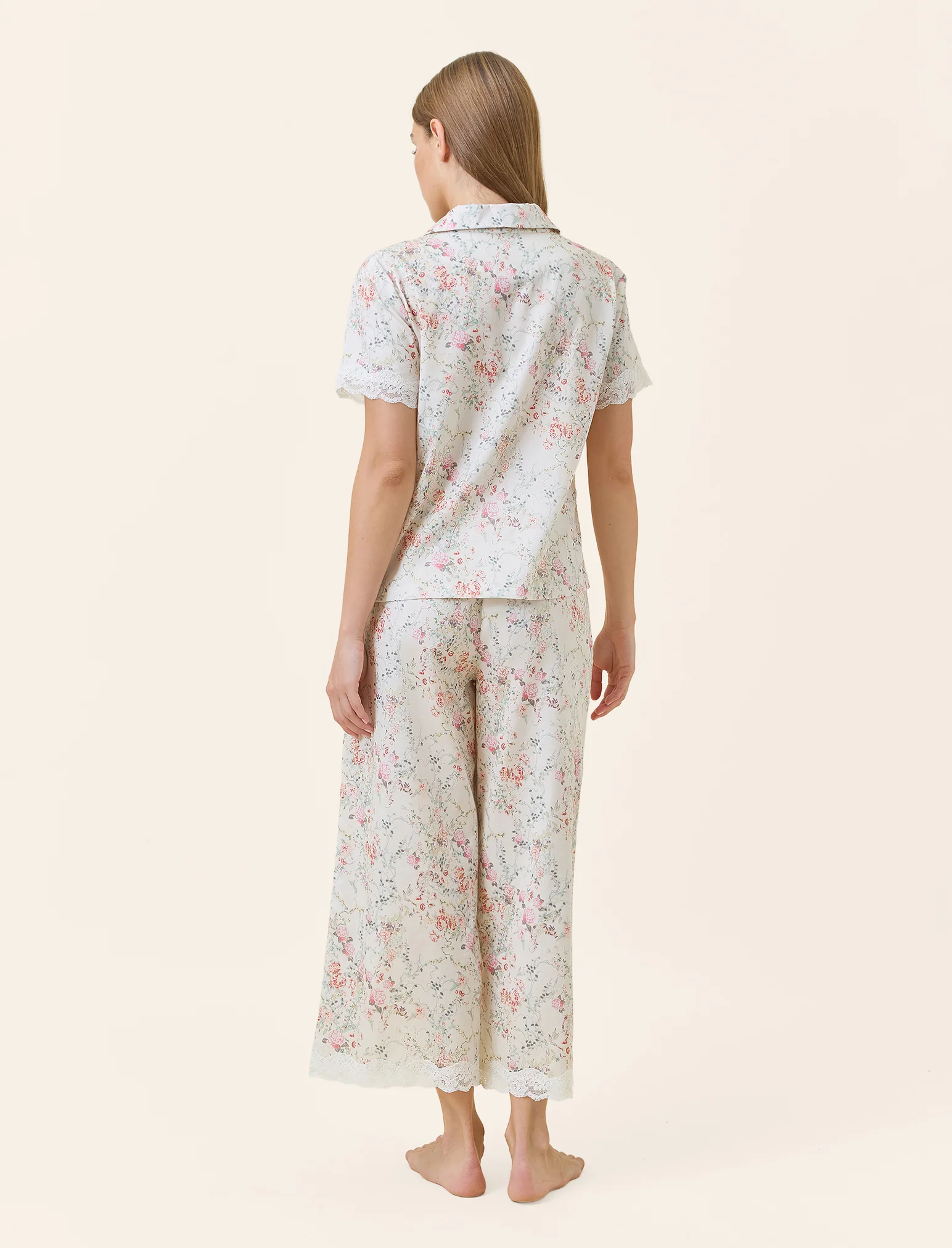 Yolly Lace Crop PJ Set - Image 5